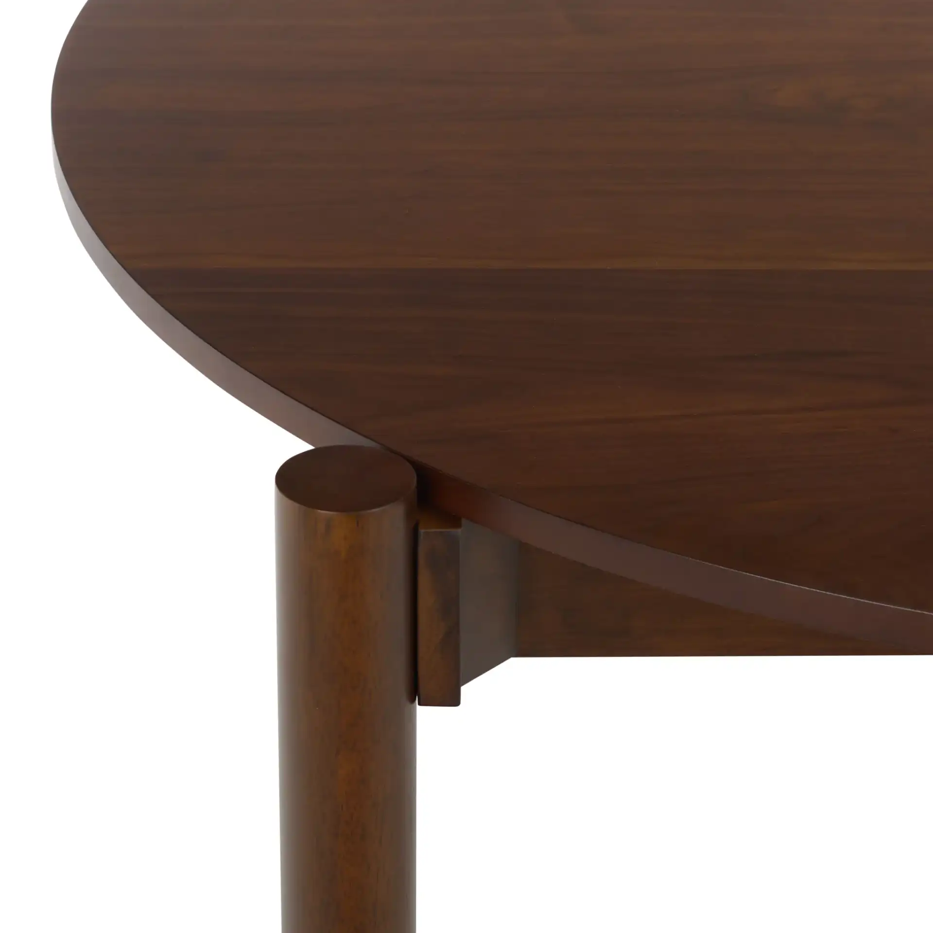 Naomina Dining Table in Walnut in a styled room