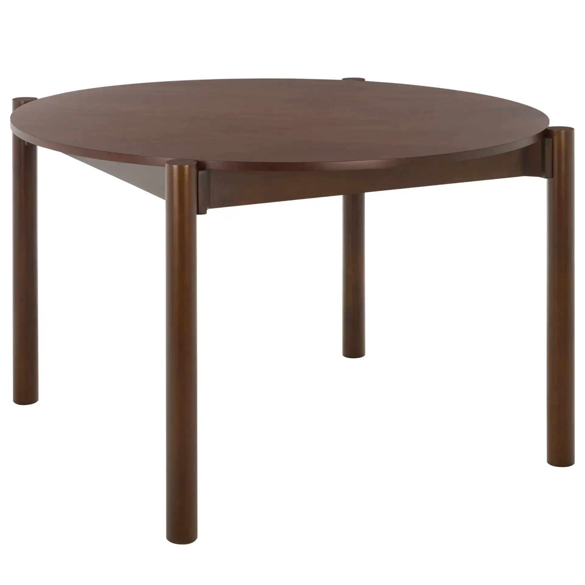 Naomina Dining Table in Walnut, detail view