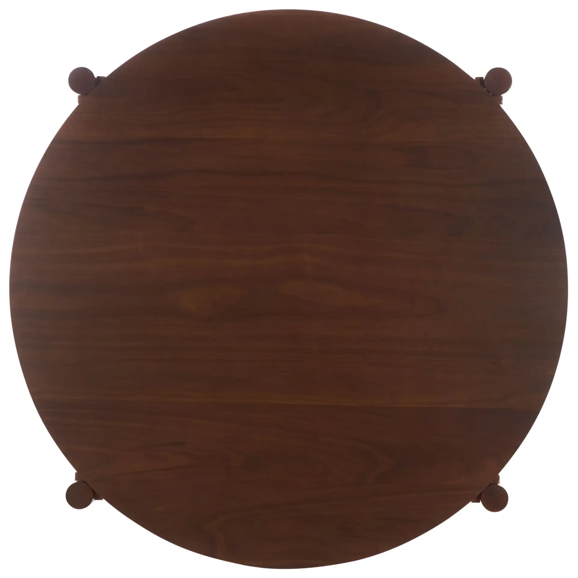 Naomina Dining Table in Walnut, detail view