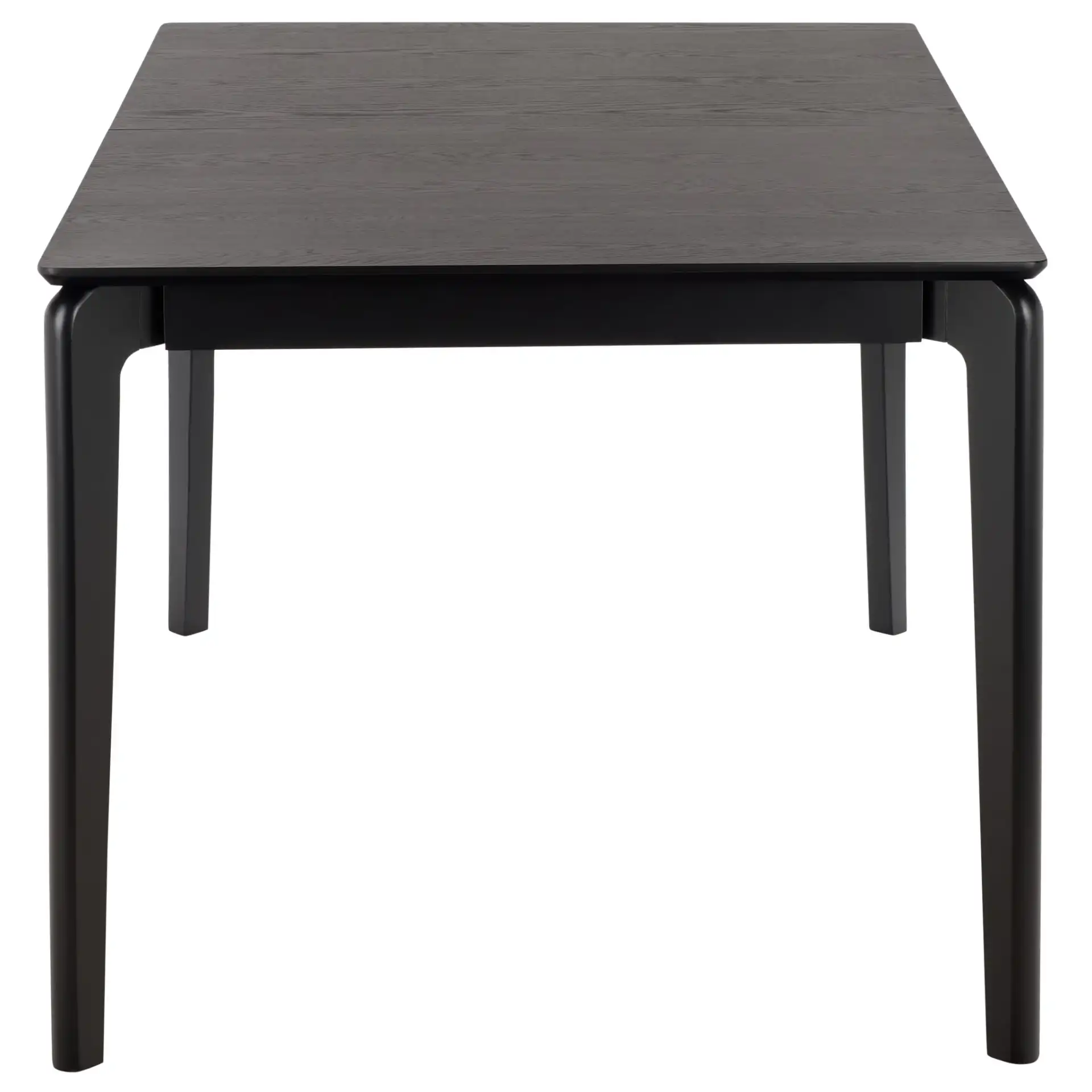 Hammis Extendable Dining Table in Black, detail view