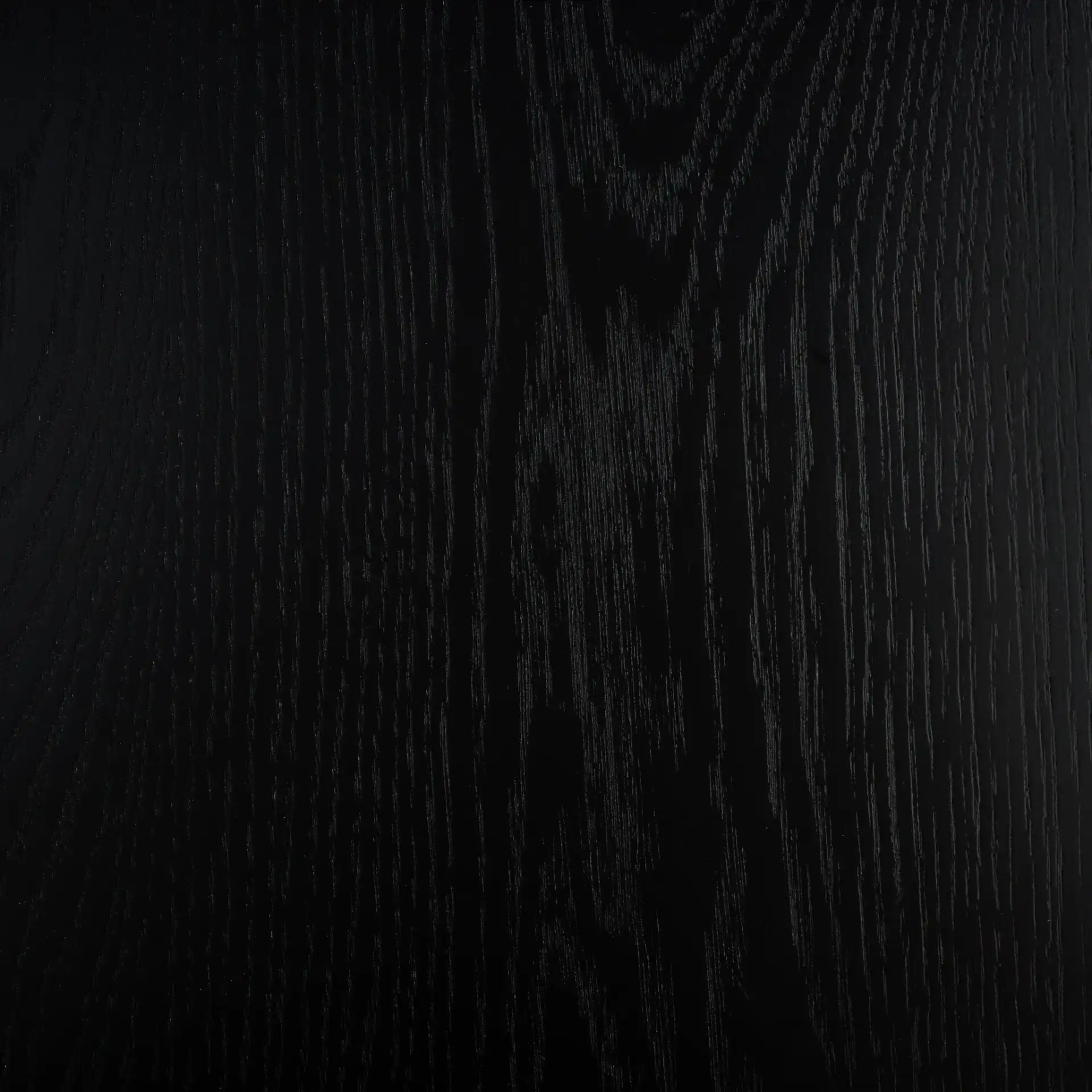 Hammis Extendable Dining Table in Black, detail view