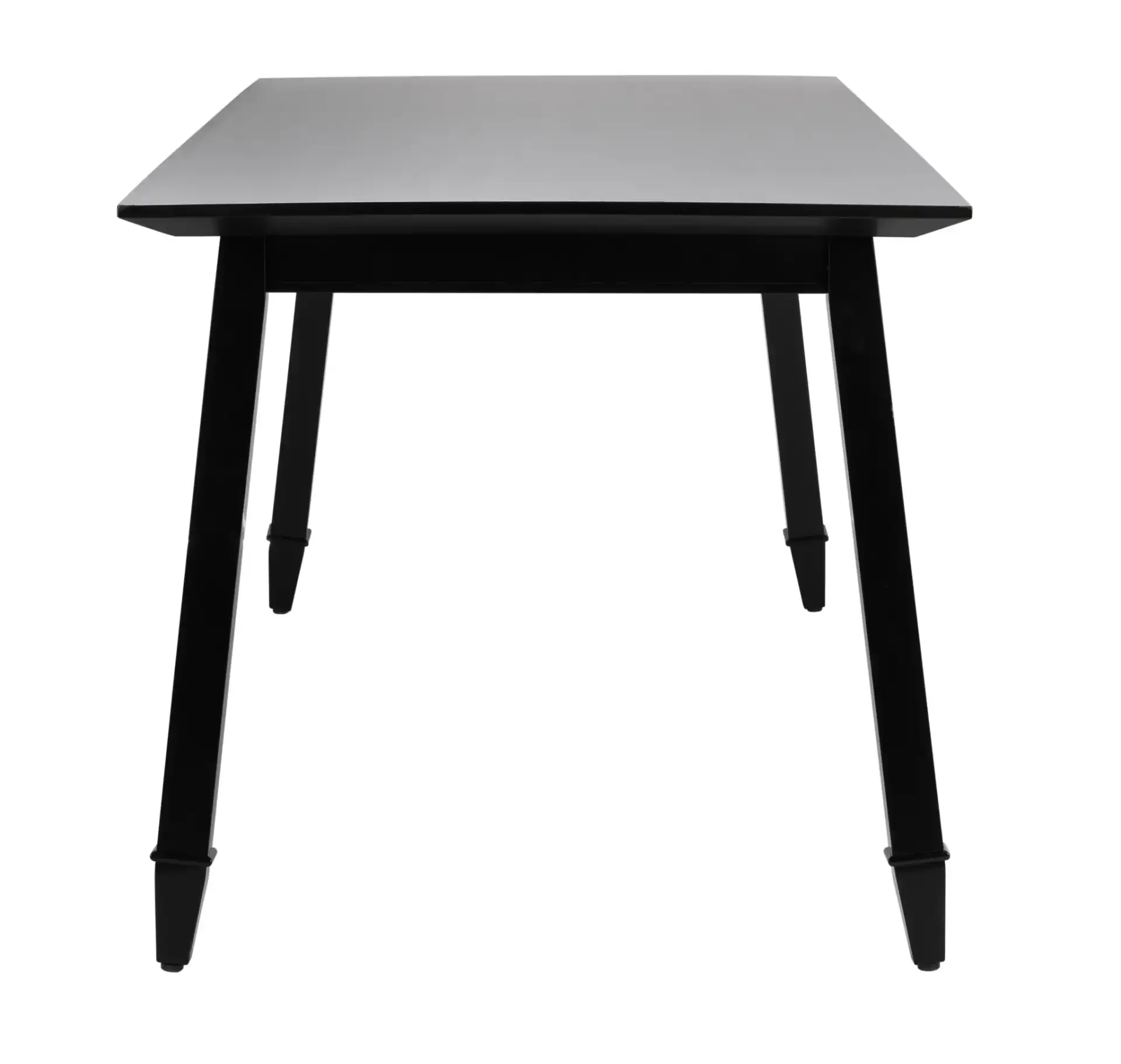 Brayson Rectangle Dining Table in Black, detail view