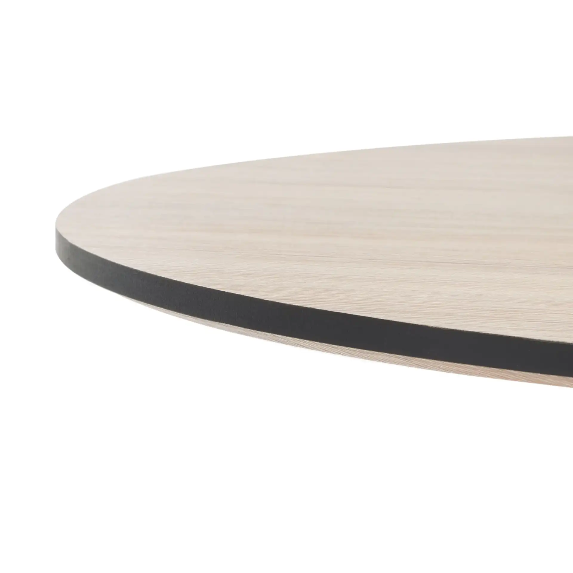 Rixley Dining Table in Natural / Black in a styled room