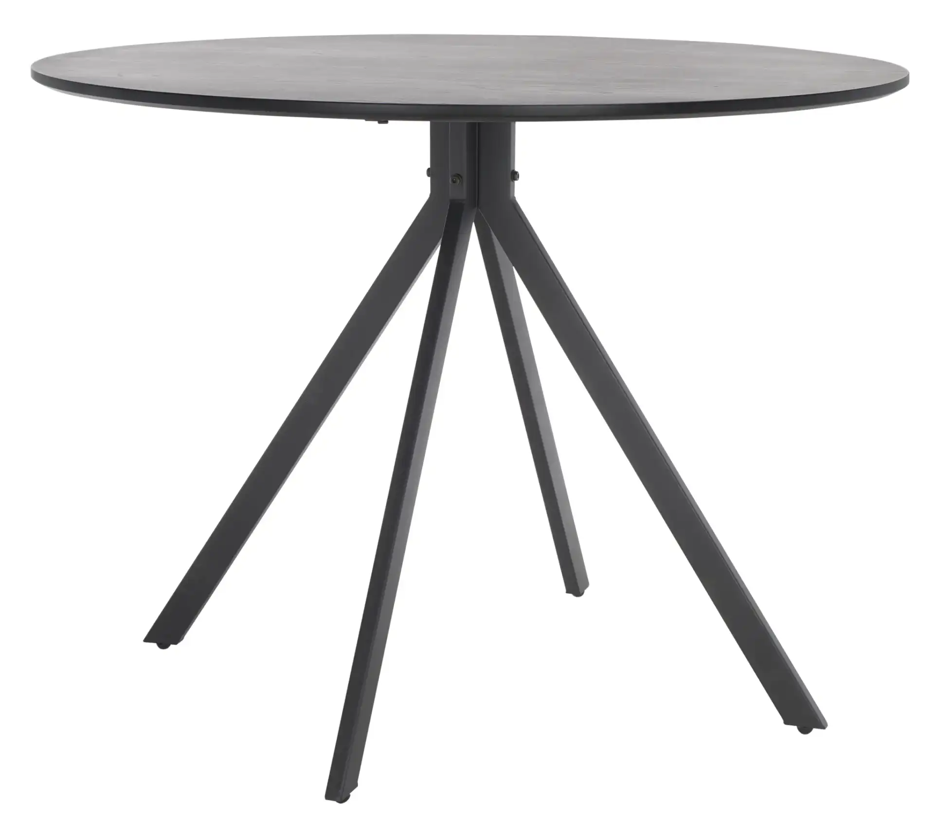 Skyden Dining Table in Black, detail view