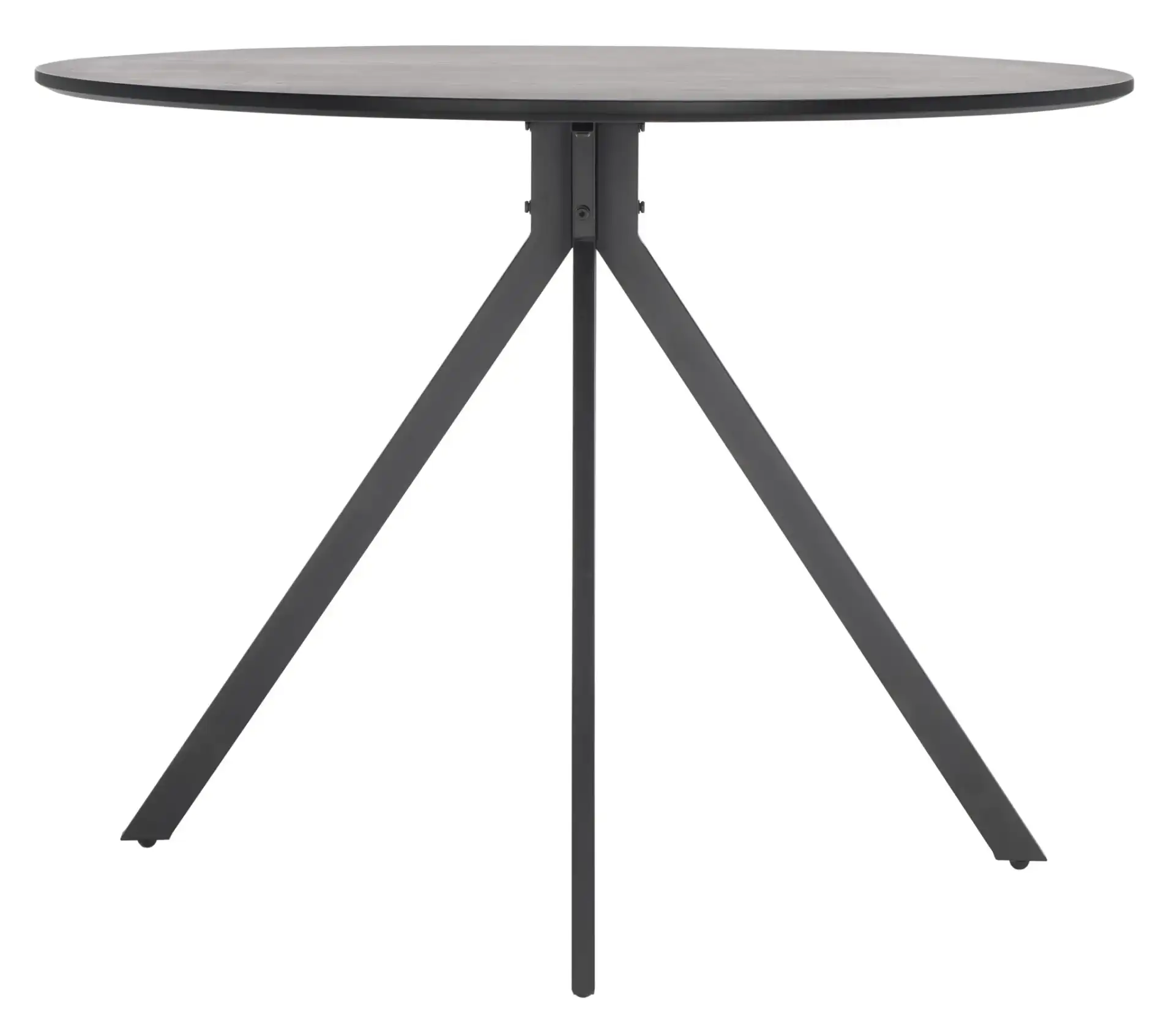 Skyden Dining Table in Black, detail view