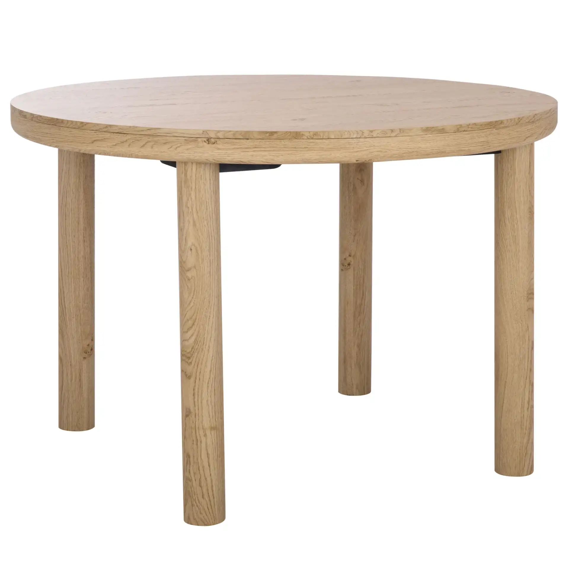 Detroitee Round Dining Table in Natural, detail view