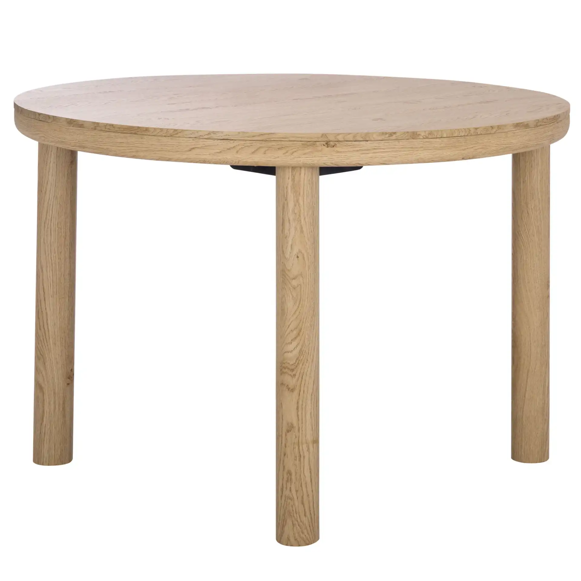 Detroitee Round Dining Table in Natural, detail view
