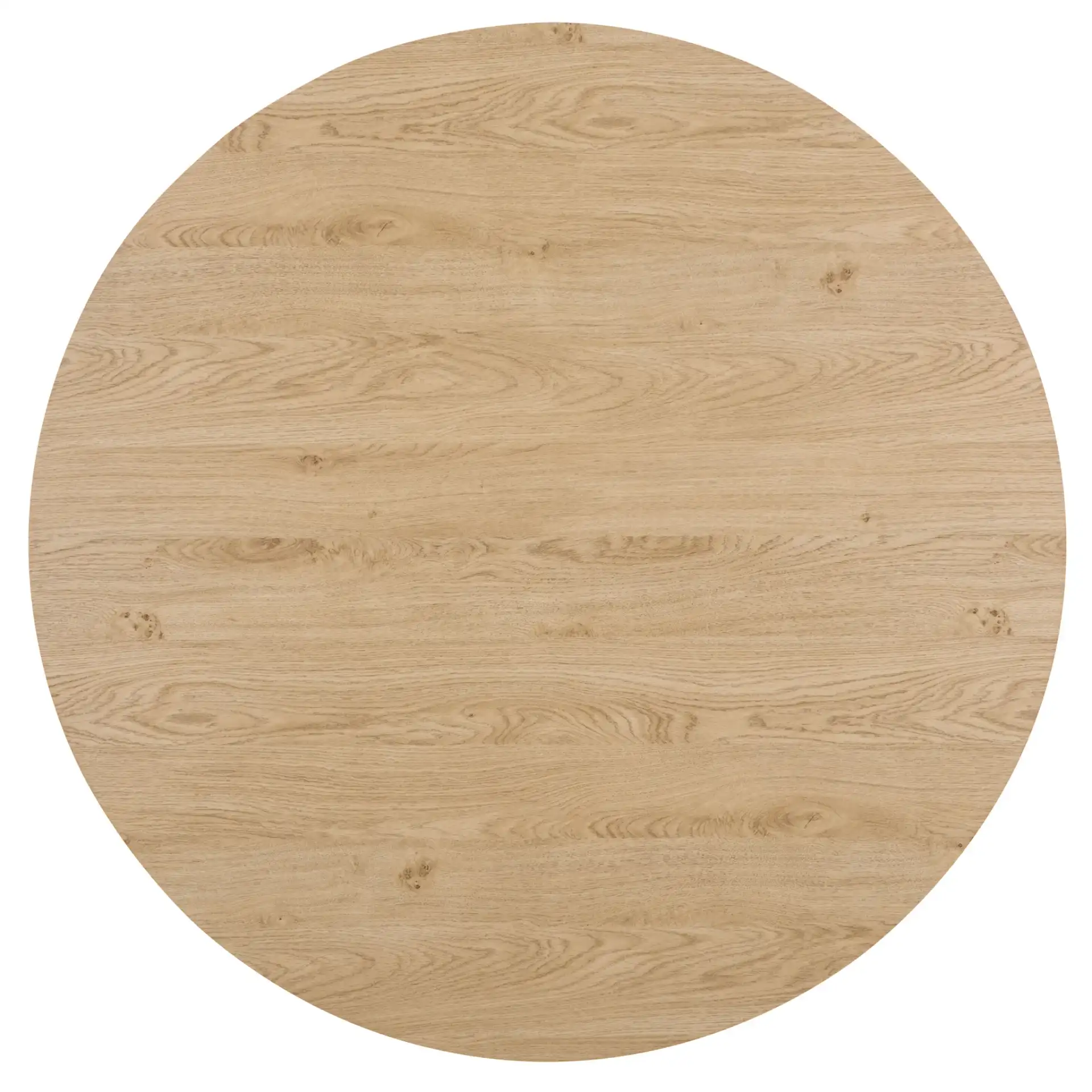 Detroitee Round Dining Table in Natural, detail view