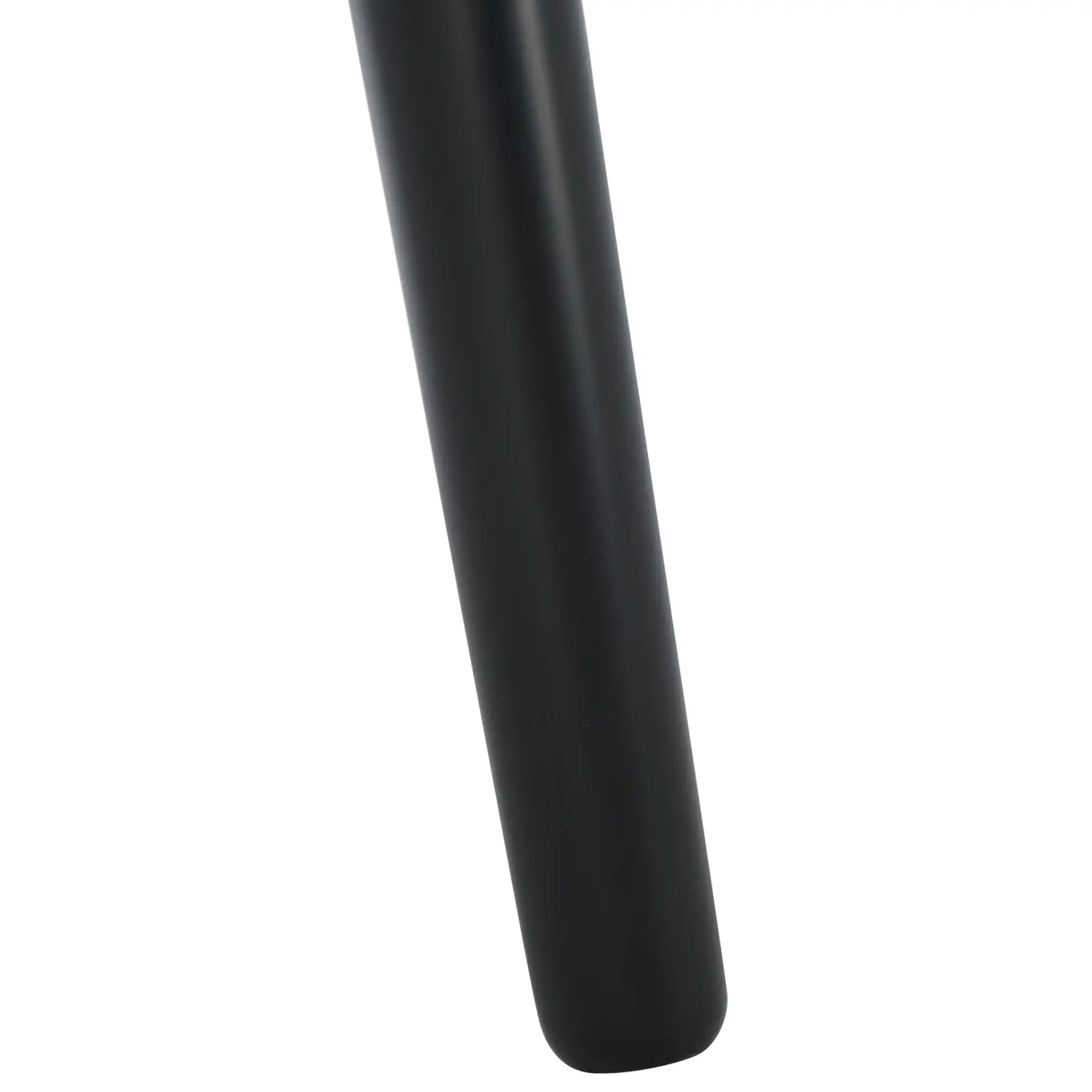 Damarius Drop Leaf Table in Matte Black, detail view