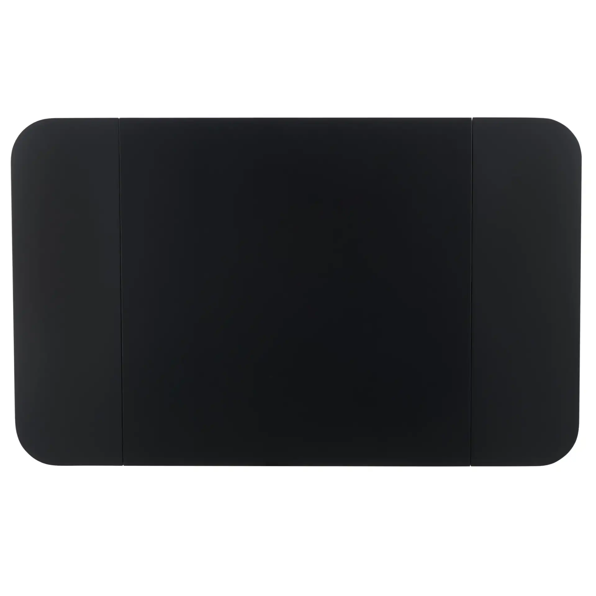 Damarius Drop Leaf Table in Matte Black, detail view