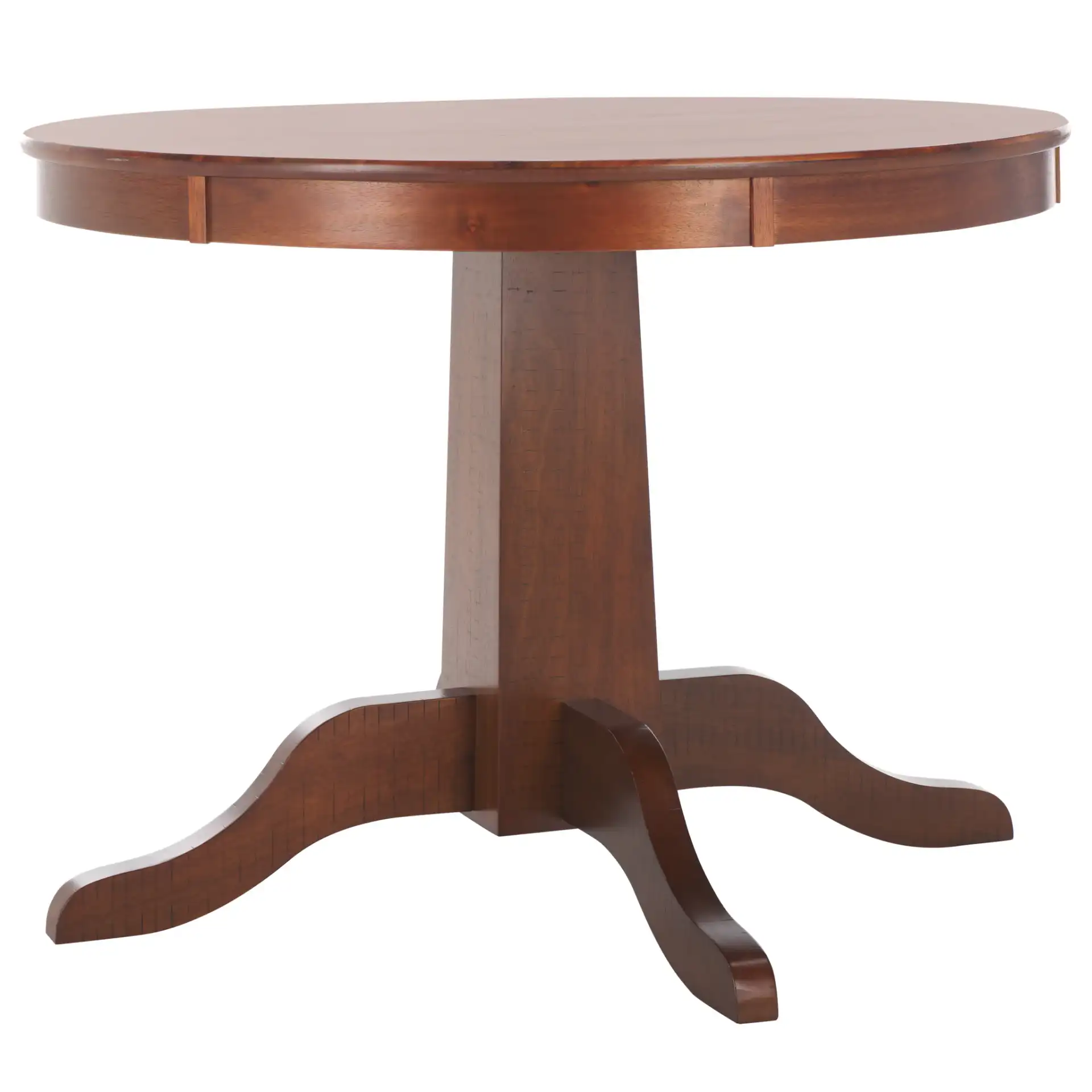 Sergio Round Dining Table in Rustic Cafe, detail view
