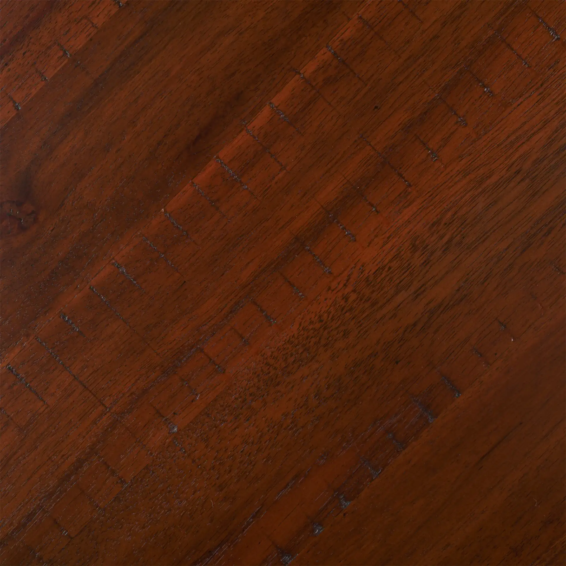 Sergio Round Dining Table in Rustic Cafe, detail view