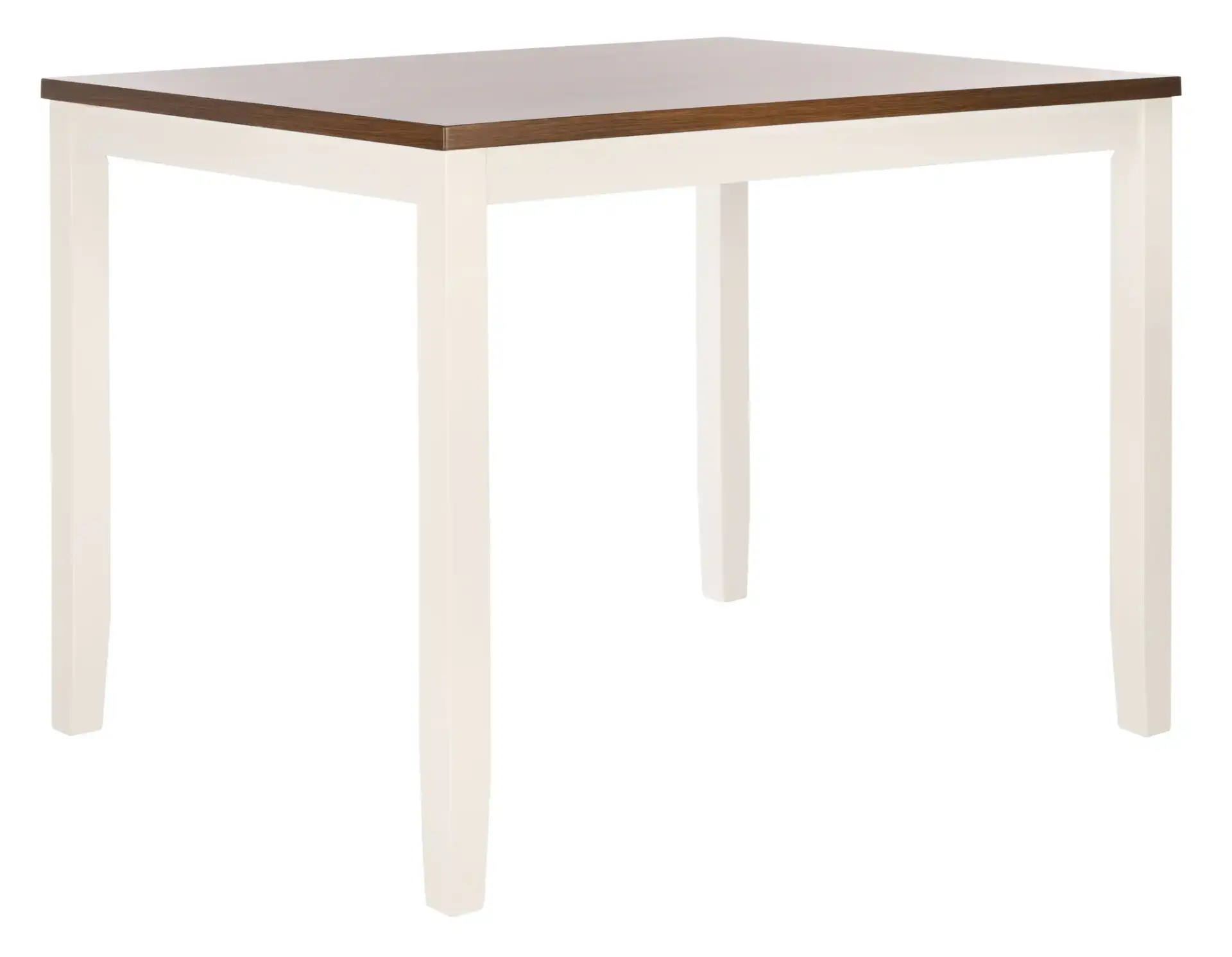 Izzy Rectangle Counter Table in White, detail view
