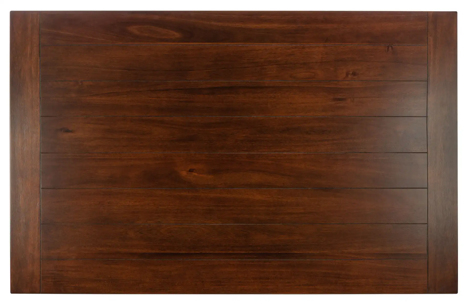 Ainslee Rectangle Dining Table in Brown, detail view