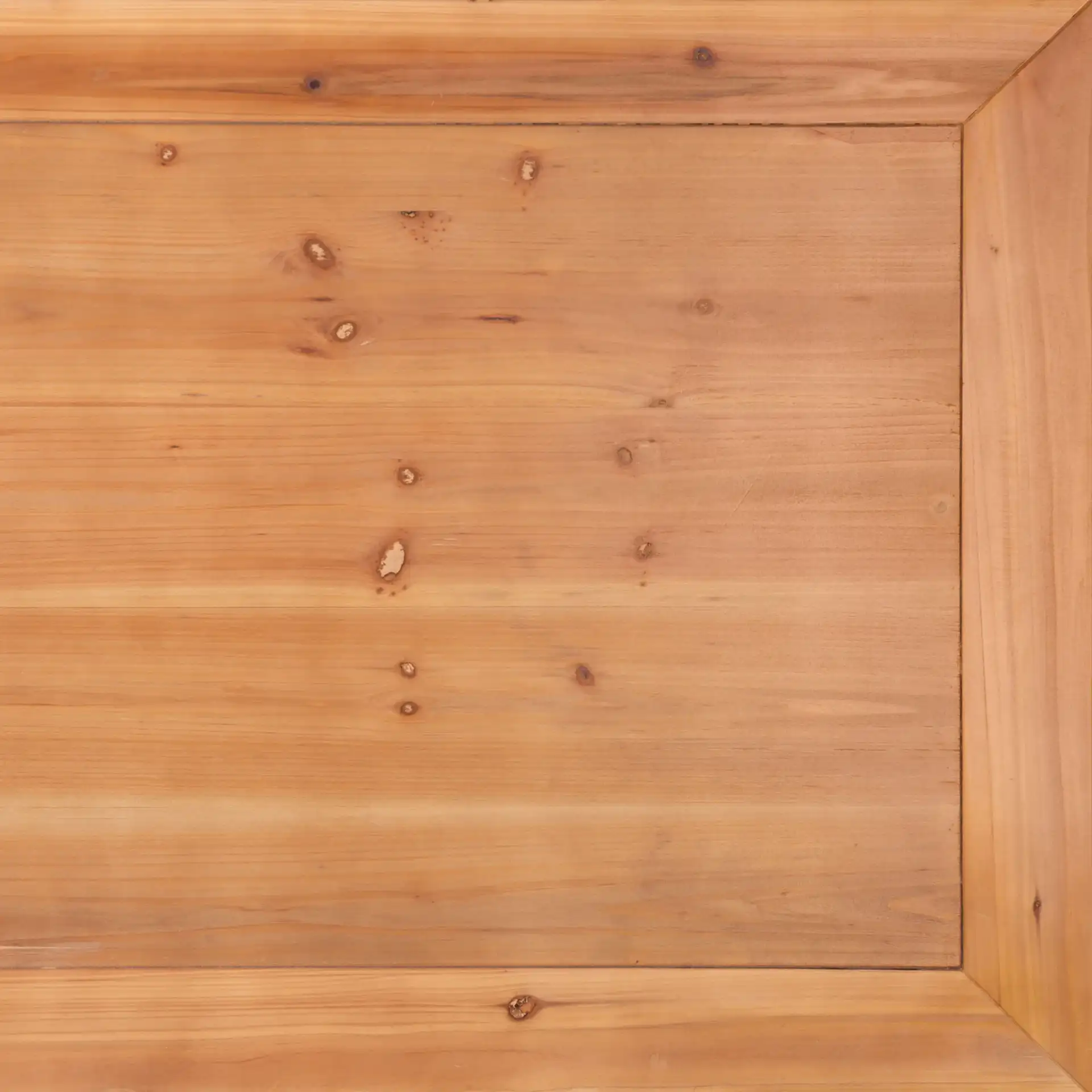 Buckley 58" Dining Table in Brown, detail view