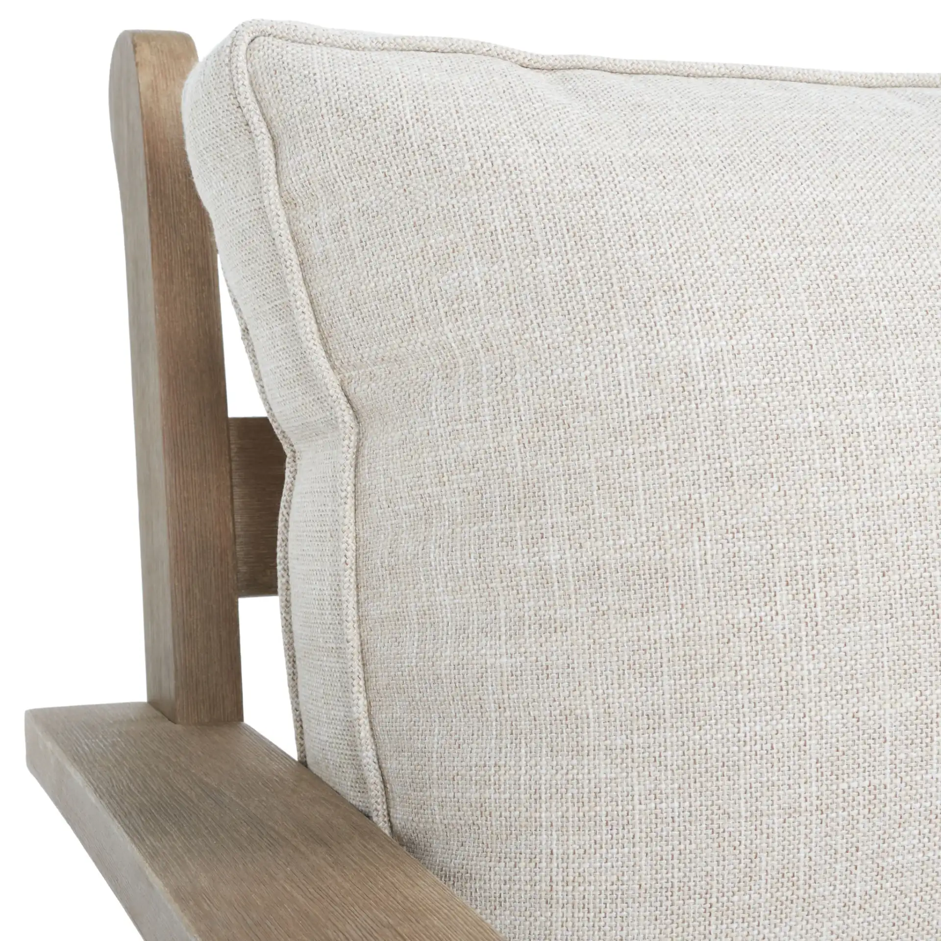 Rosabecca Patio Sectional Sofa in Natural / Beige in a styled room