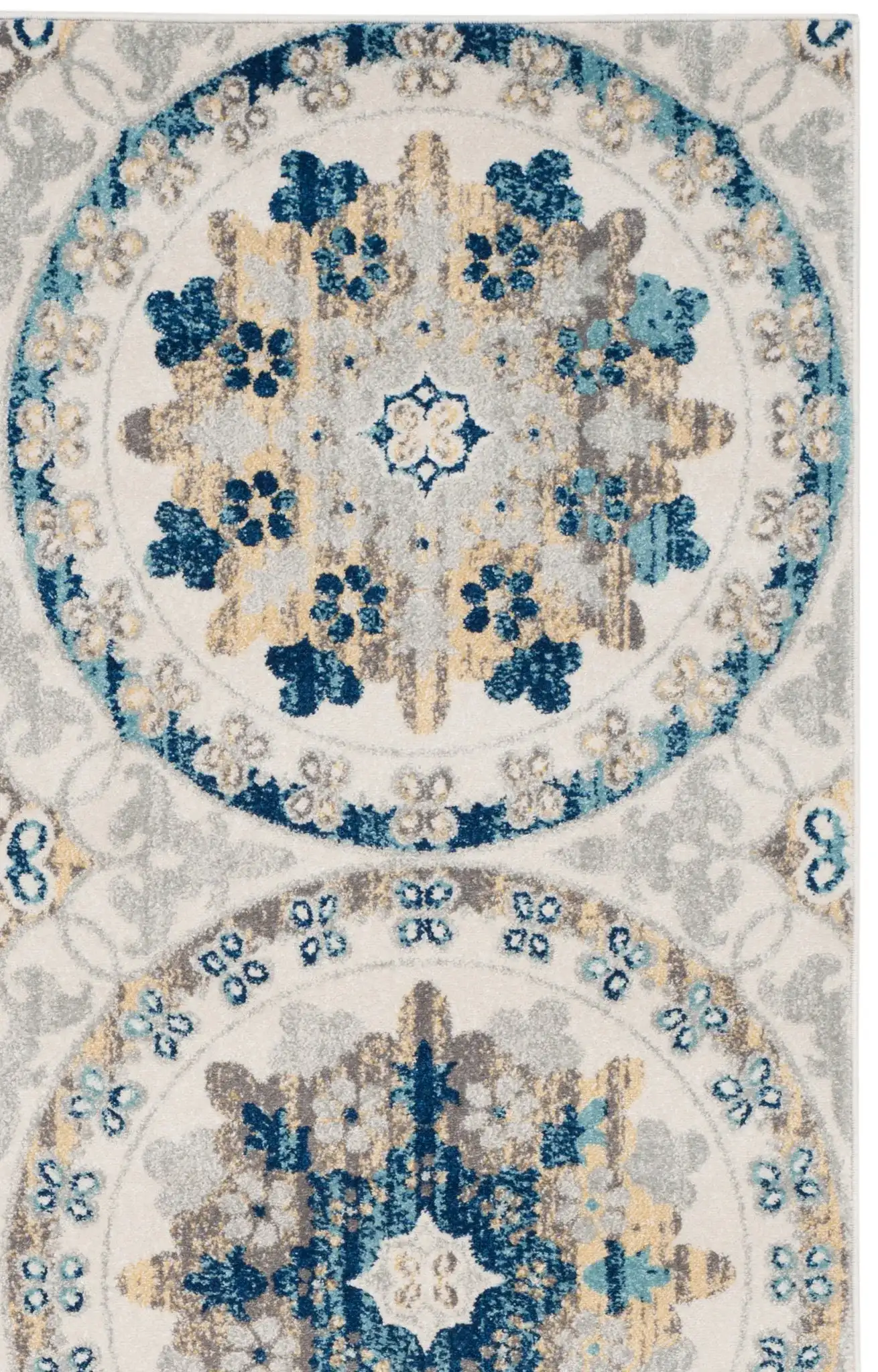 Ivory / Blue
