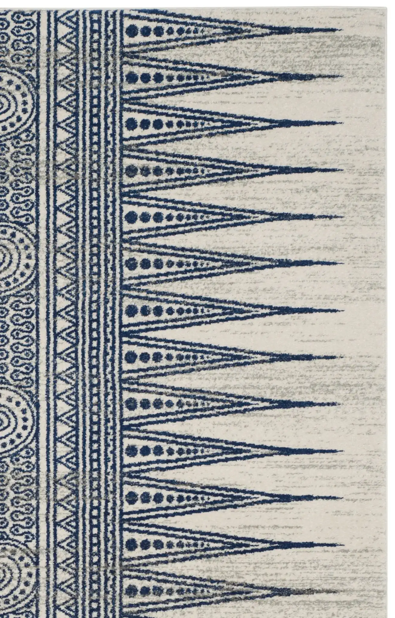 Ivory / Blue