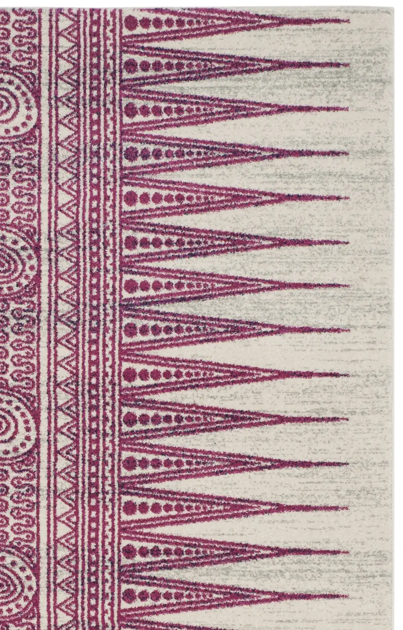 Ivory / Fuchsia