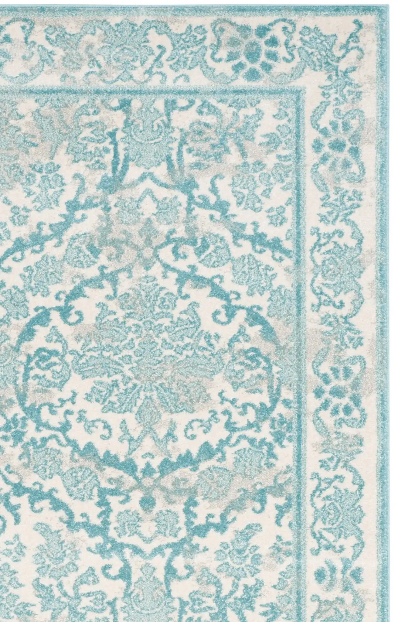 Ivory / Light Blue
