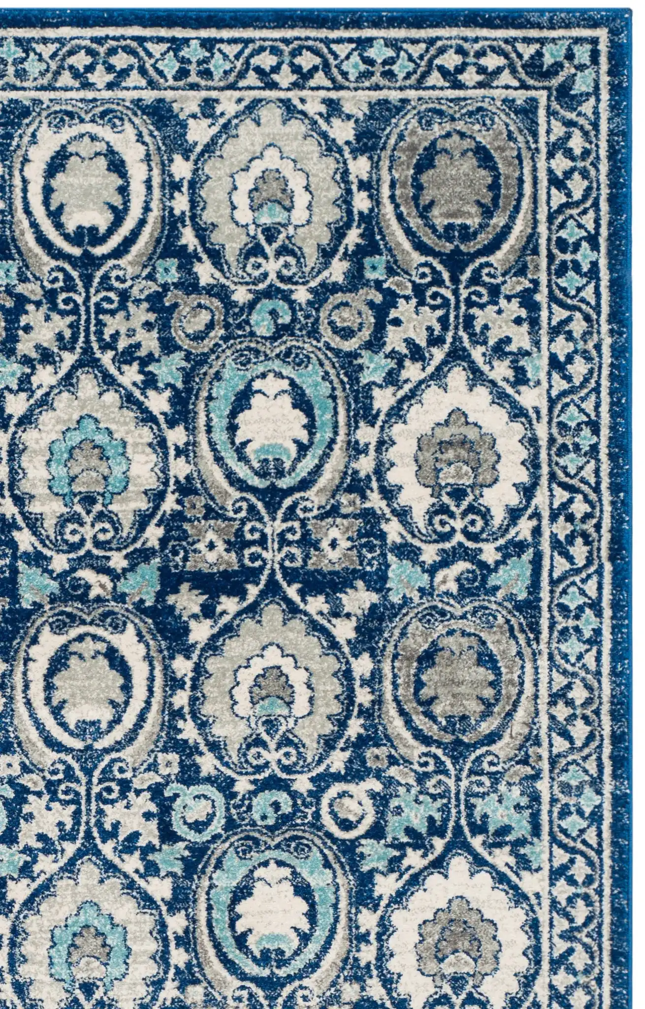 Blue / Ivory