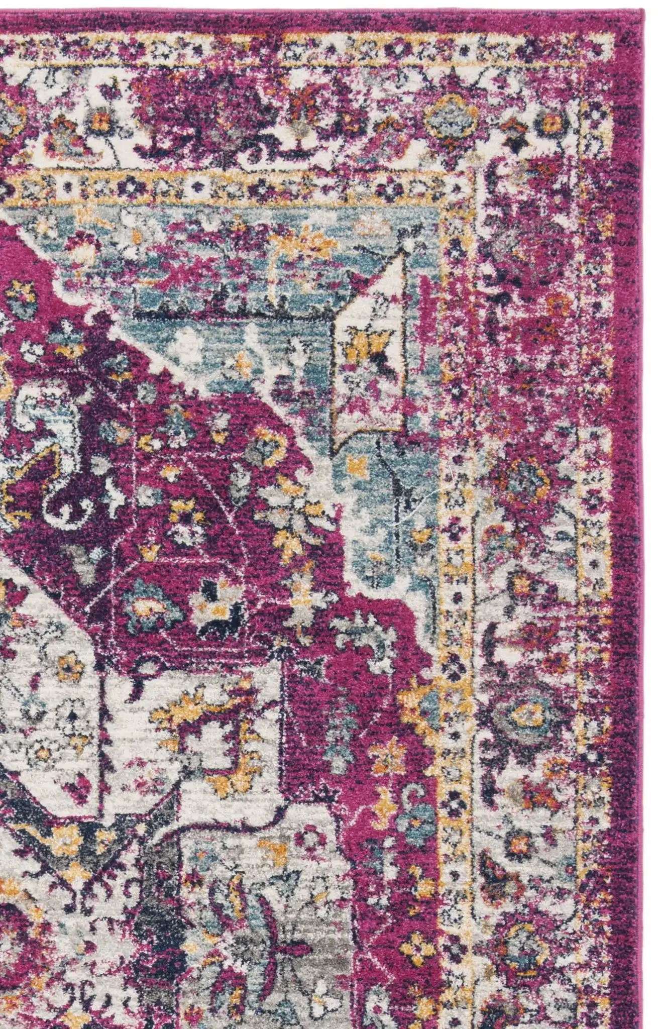 Fuchsia / Ivory
