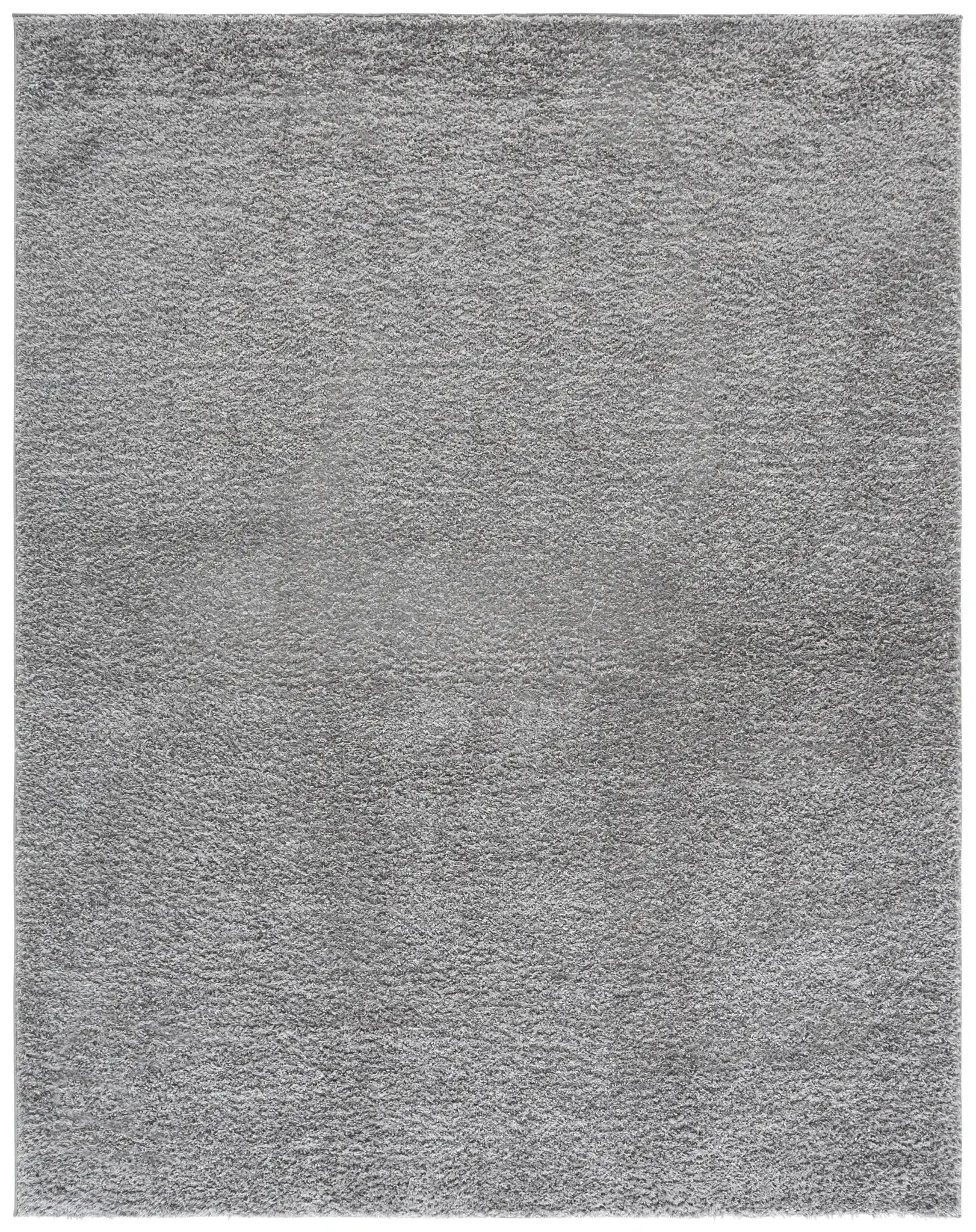 Everett Solid Shag Rug in Gray
