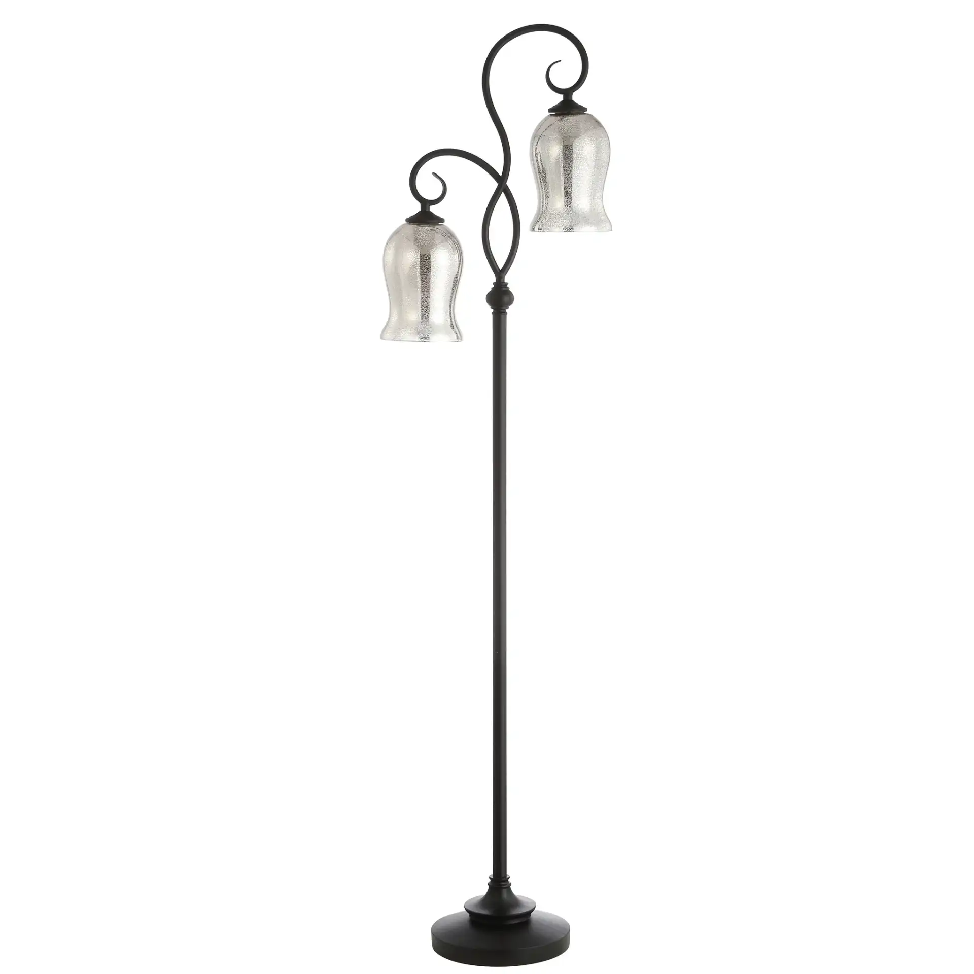 Claudia Floor Lamp in Black, detail view