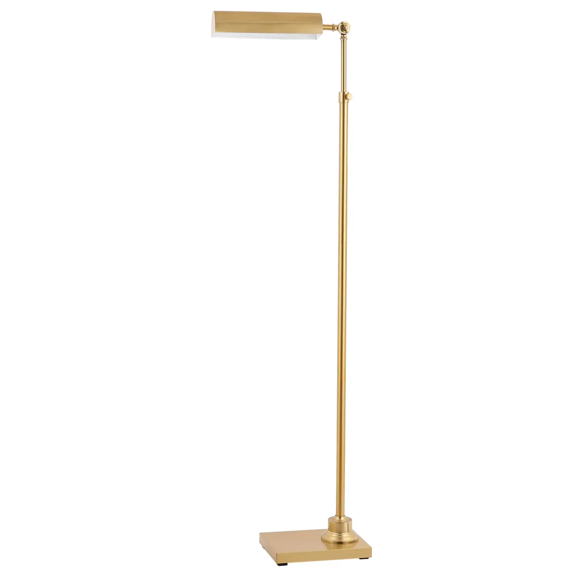 Renla Floor Lamp in Brass, detail view