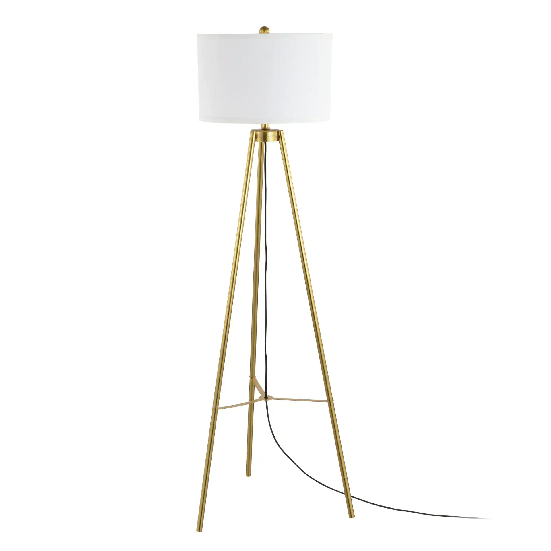 Falco Floor Lamp in Gold, detail view