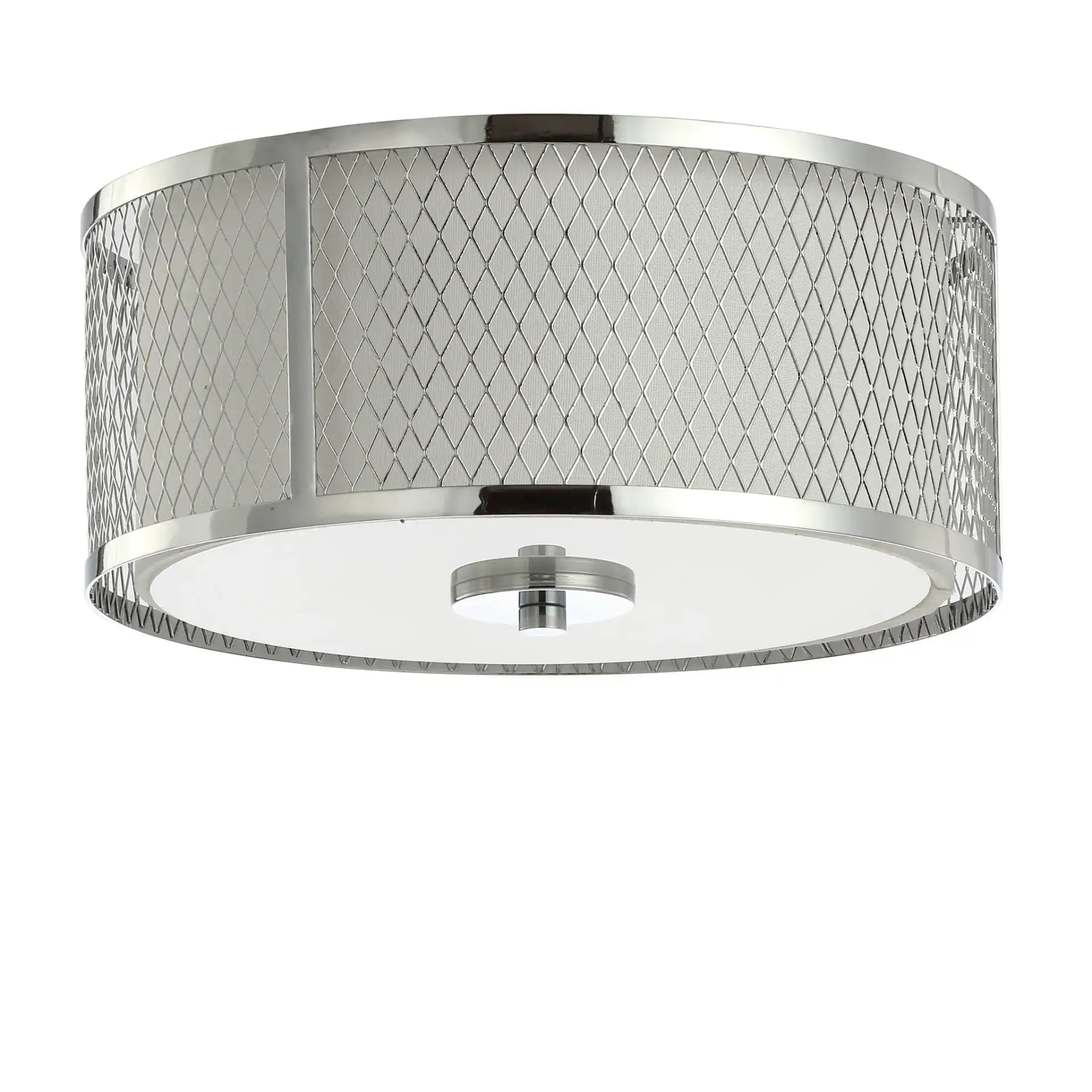 Braydon Flush Mount in Chrome, detail view