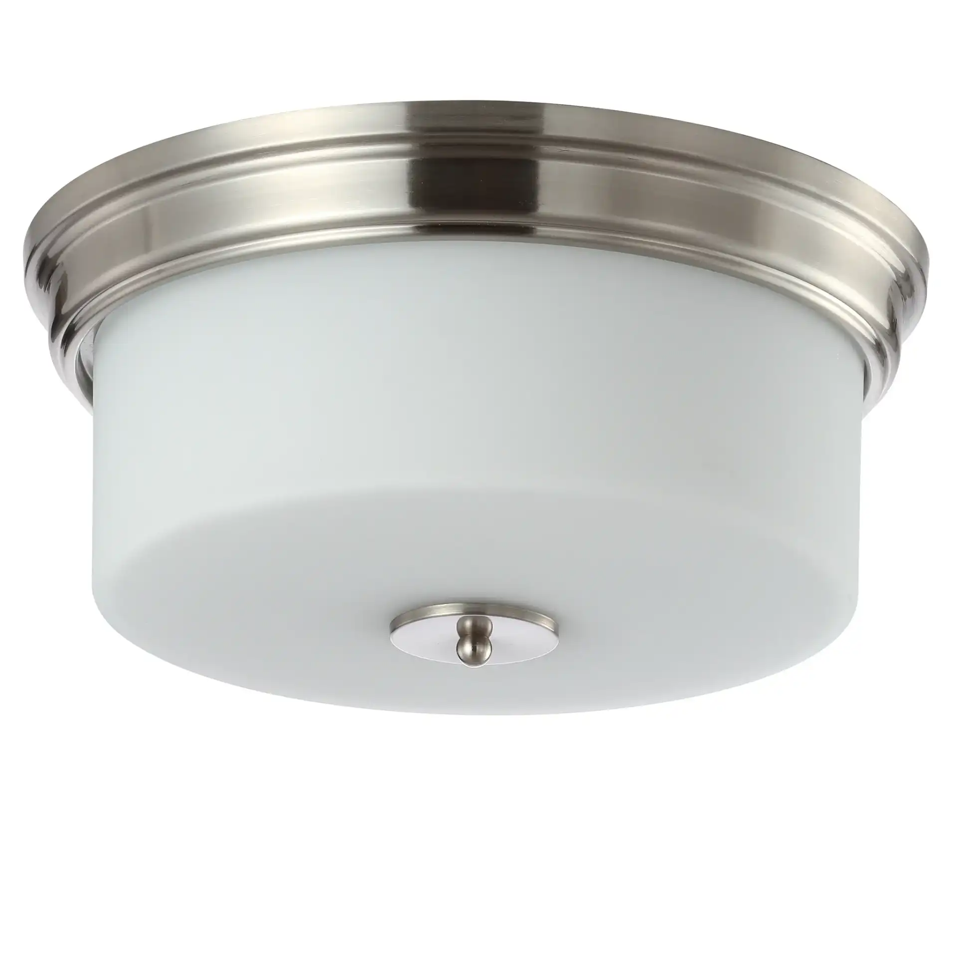 Dalen Flush Mount in White, detail view