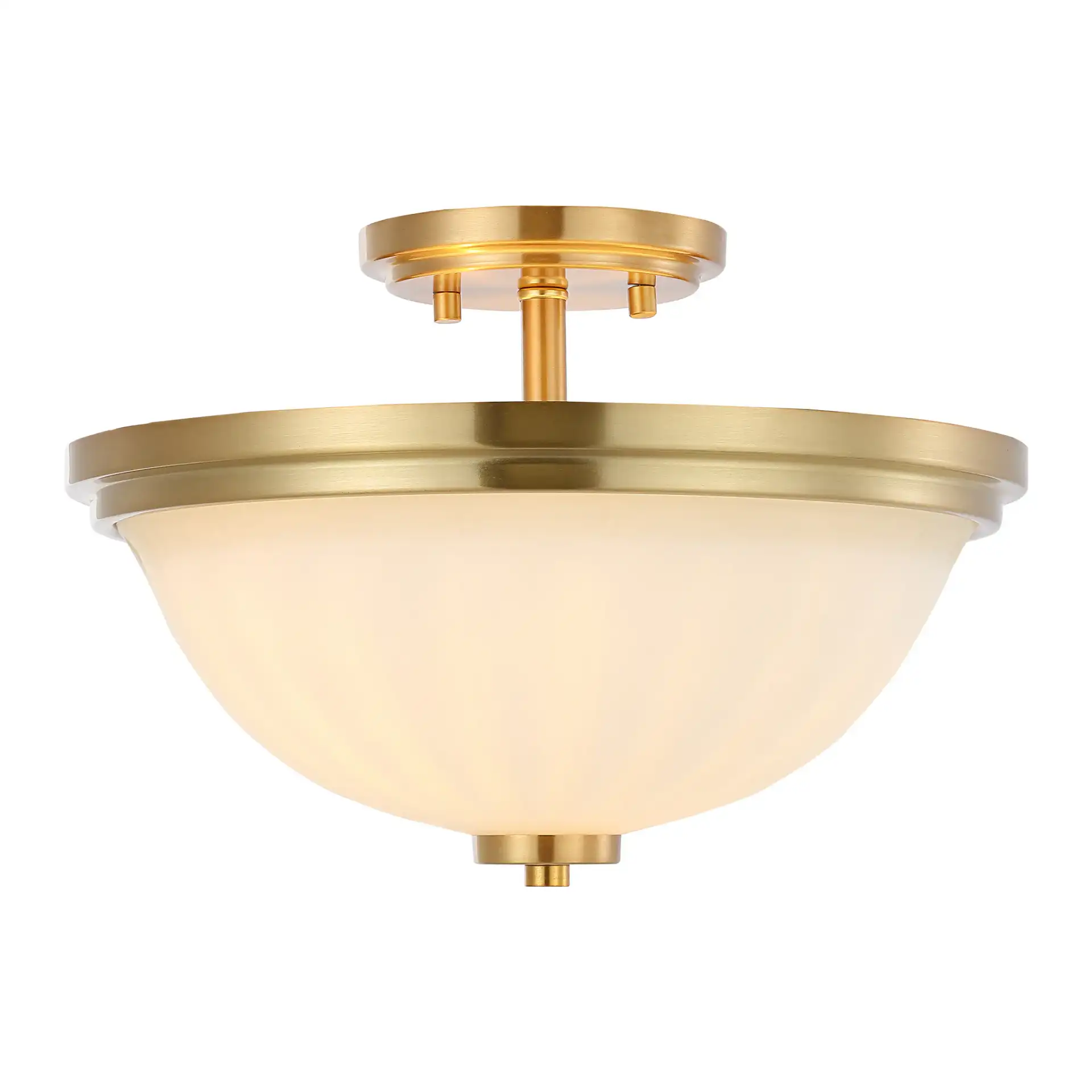 Okami Flush Mount in Brass