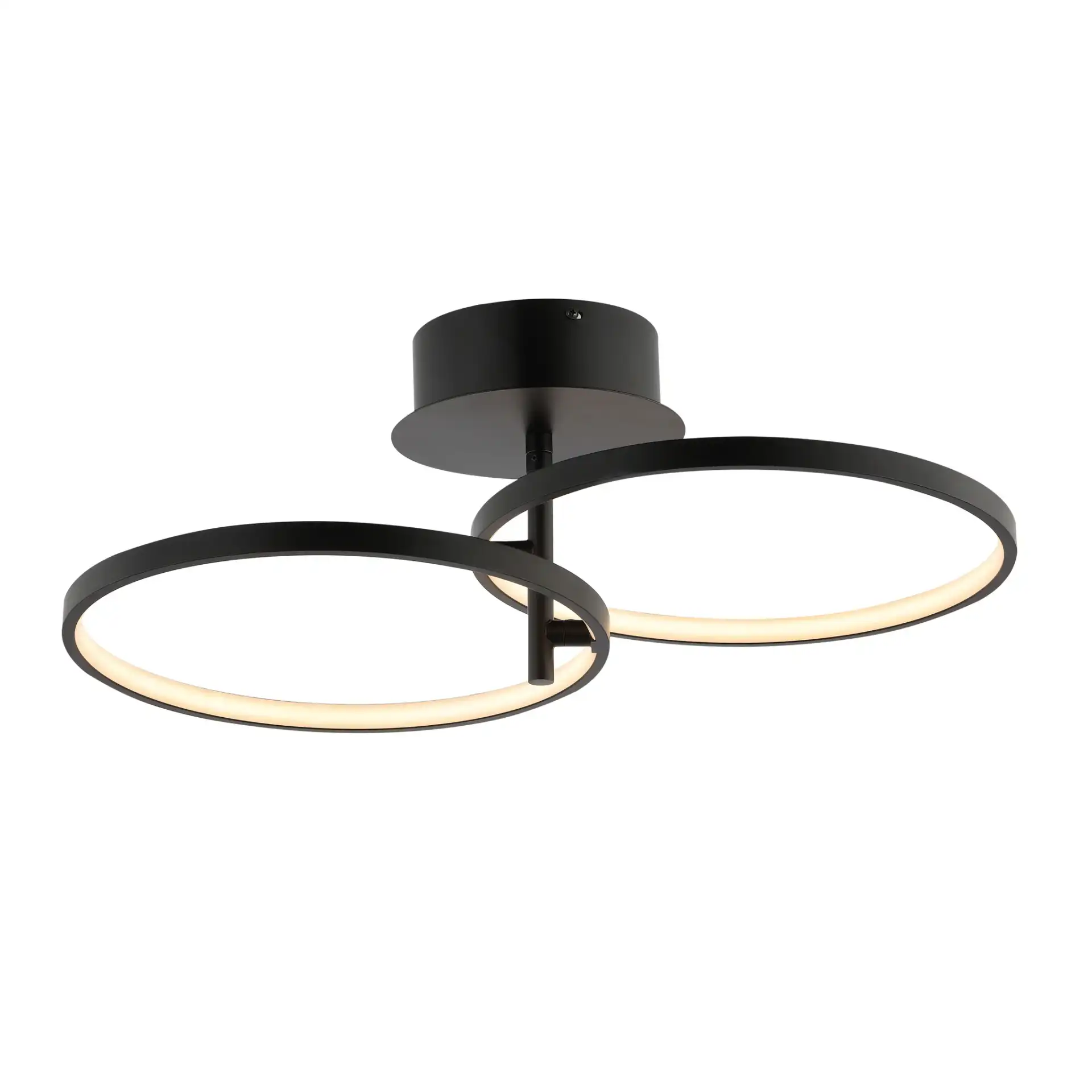 Reyah Led Flush Mount in Matte Black