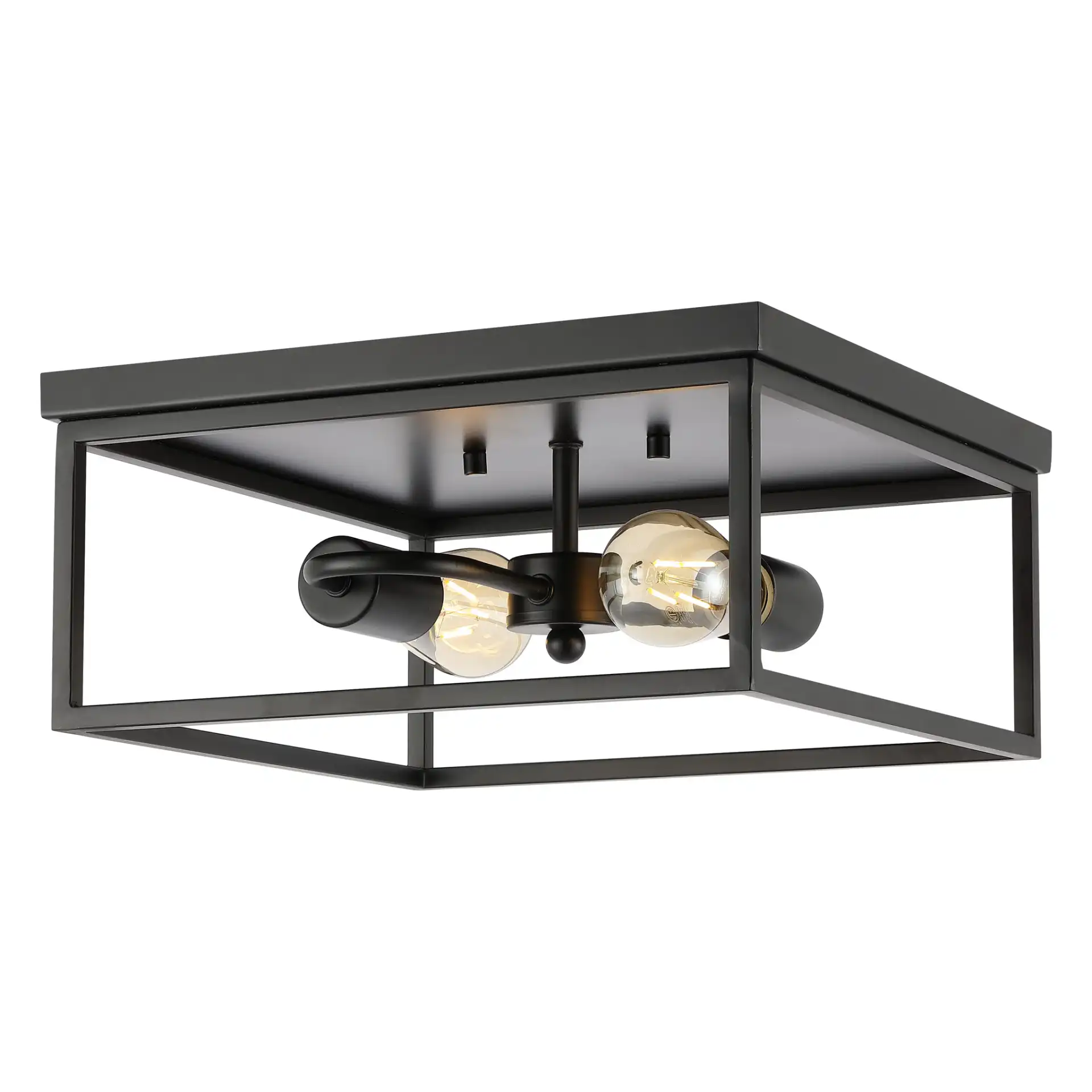 Dunne Flush Mount in Black