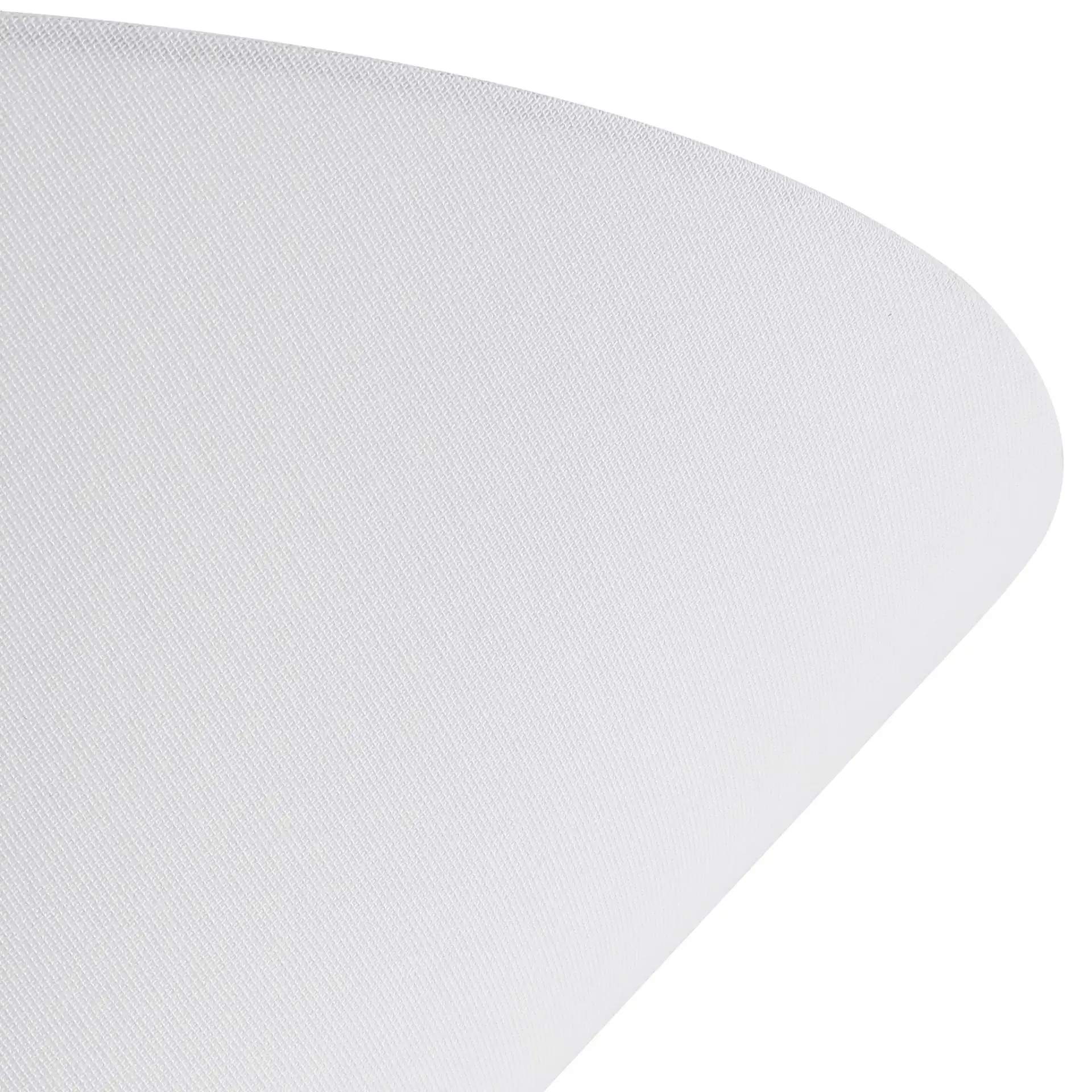 Oisten 18" Flush Mount Light in White / Black in a styled room