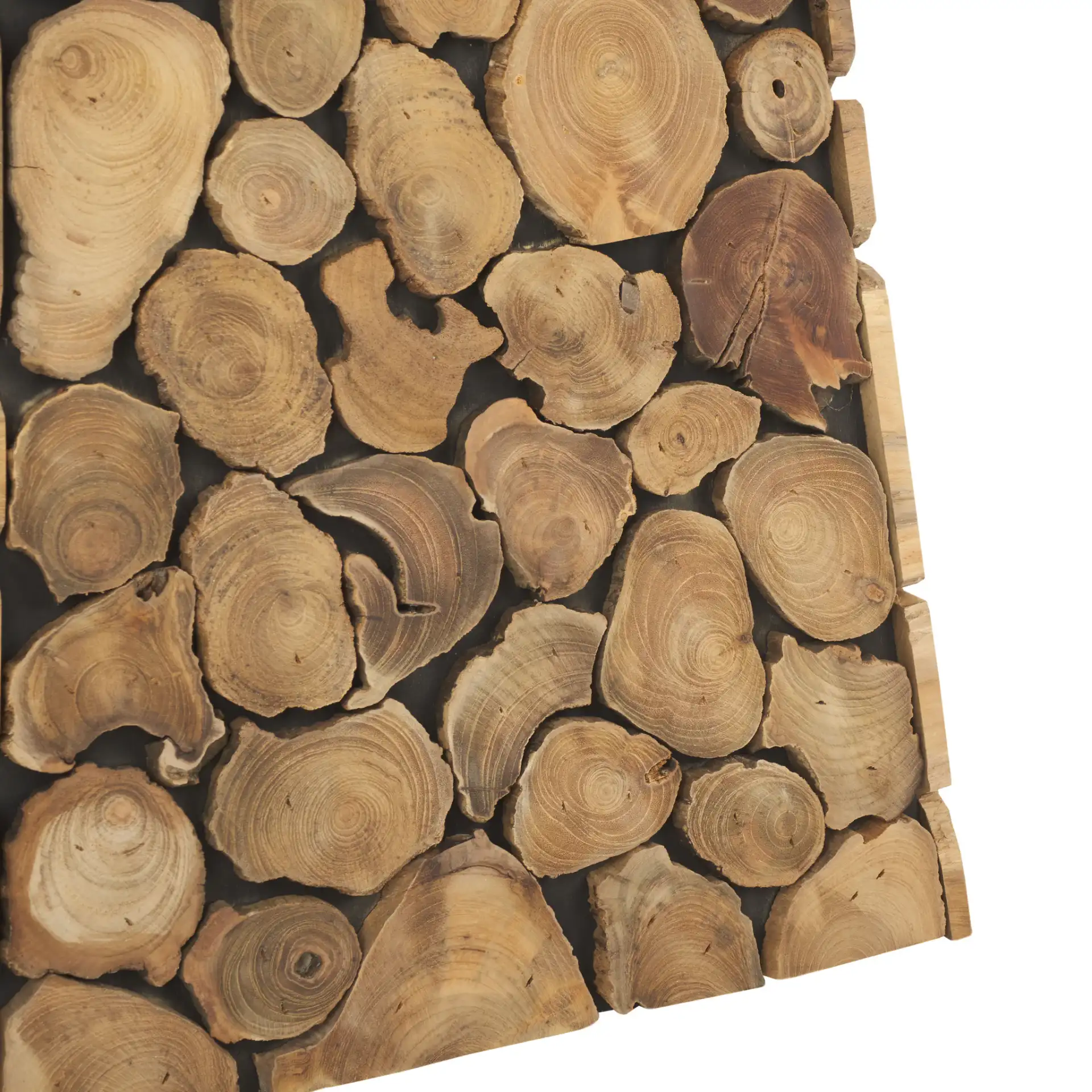 Jefferson Stand in Medium Oak / Black, detail view