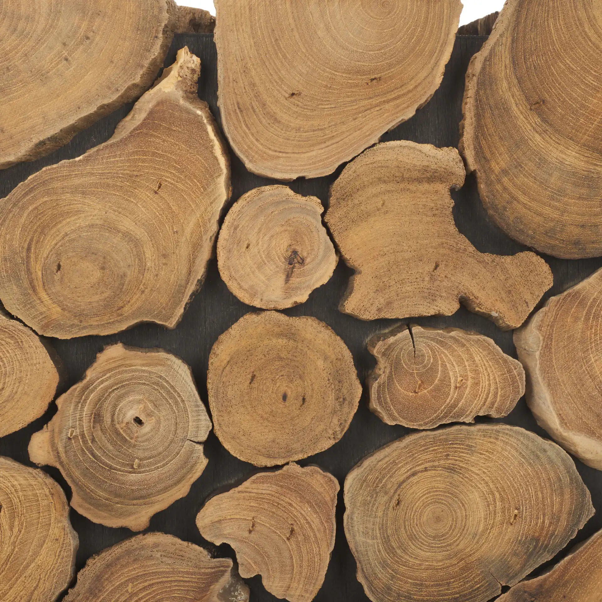 Jefferson Stand in Medium Oak / Black, detail view