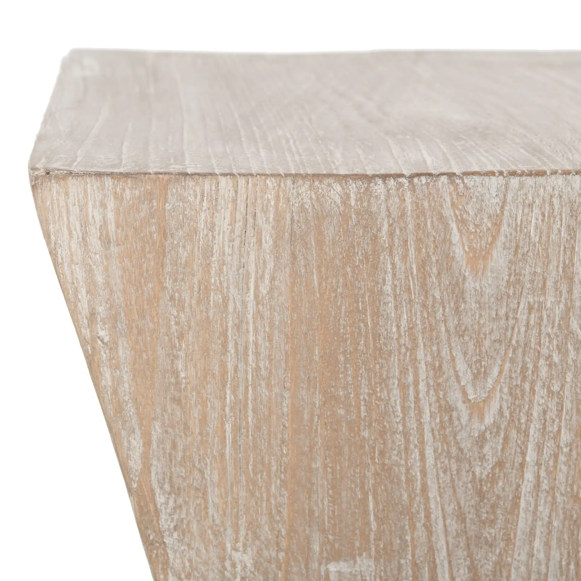 Noatak Side Table in Pickled Oak in a styled room