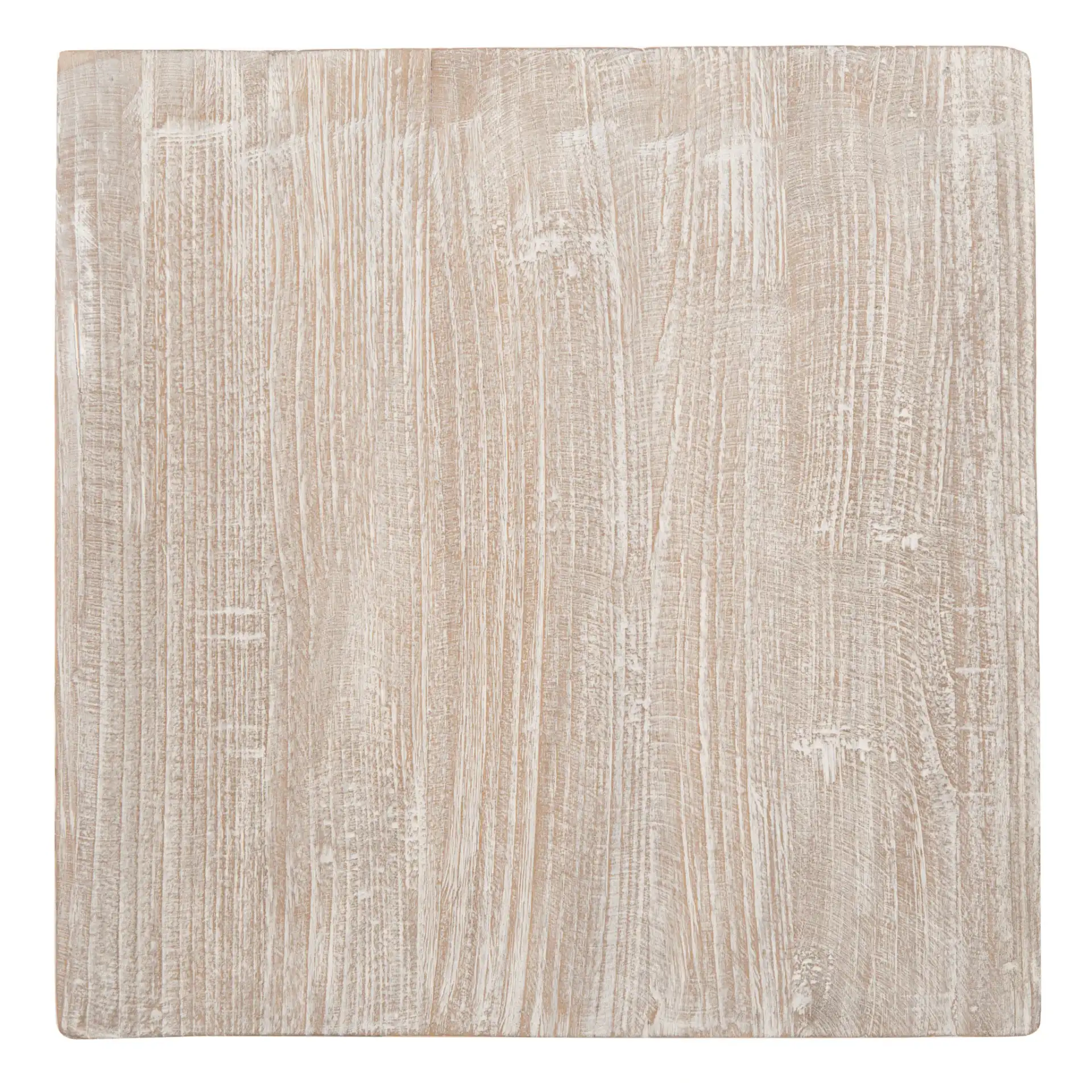 Noatak Side Table in Pickled Oak, detail view