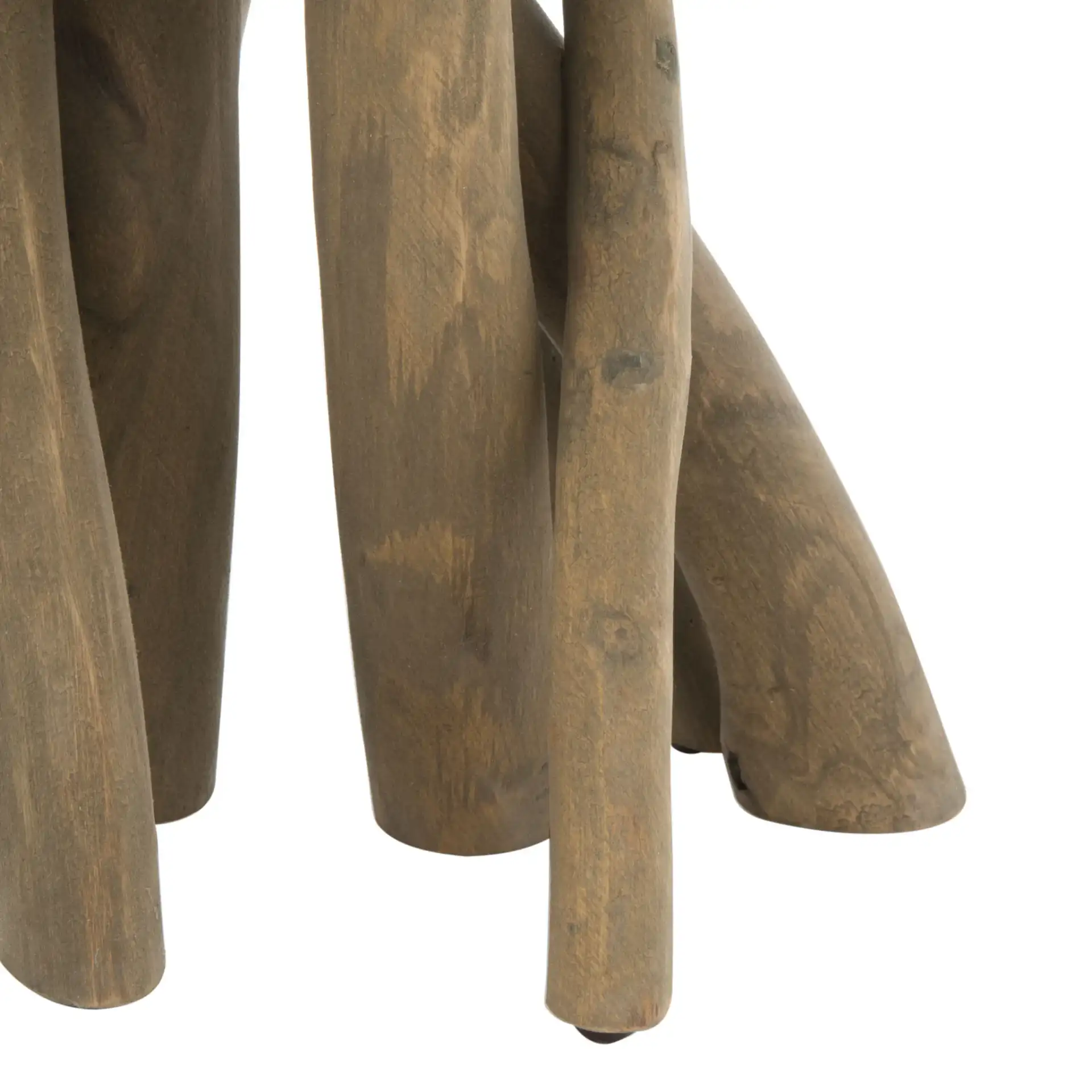 Hartwick Side Table in Gray, detail view