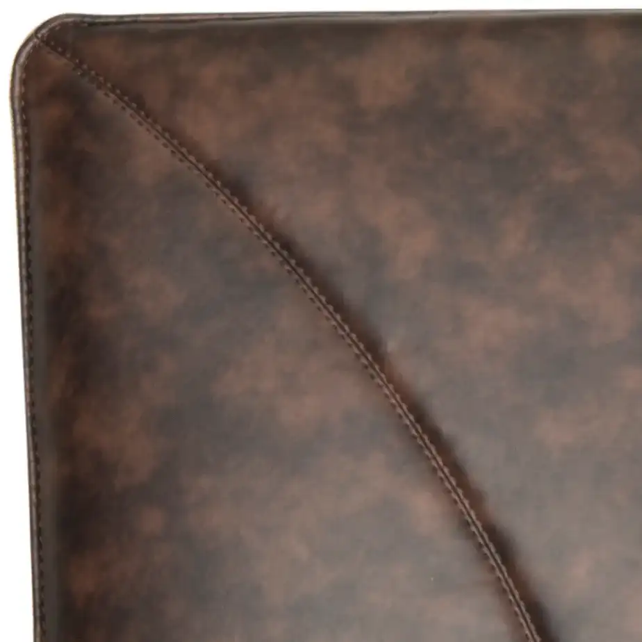 Johannes Settee in Antique Brown, detail view