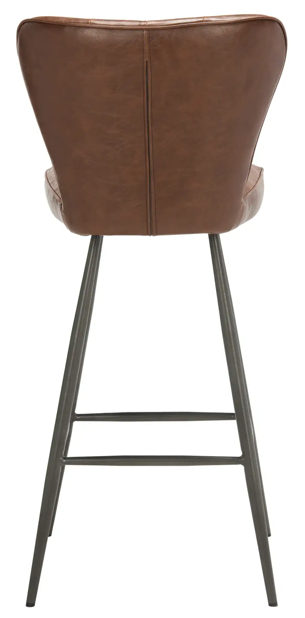 Aster Bar Stool (Set of 2) in Burgundy, detail view