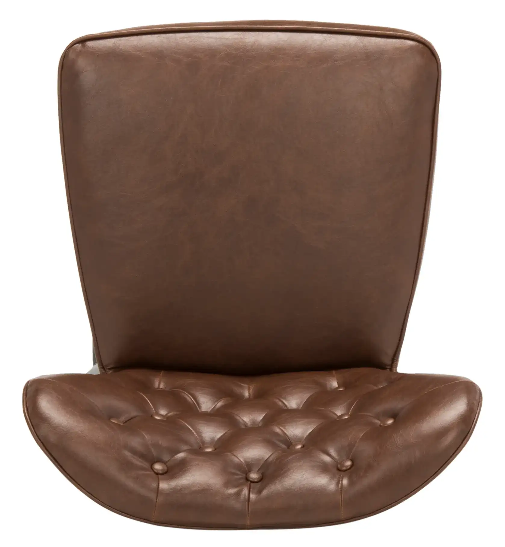 Aster Bar Stool (Set of 2) in Burgundy, detail view