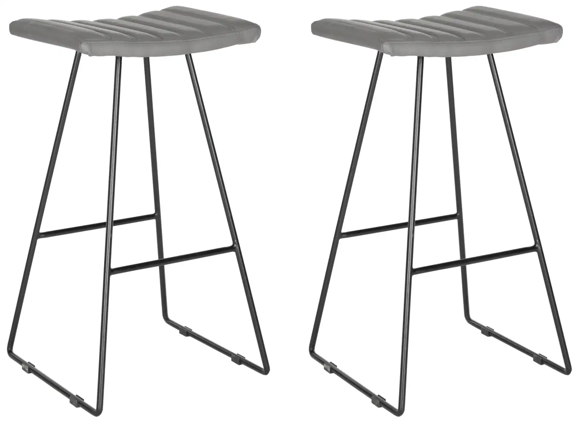 Akito Bar Stool (Set Of 2) in Black