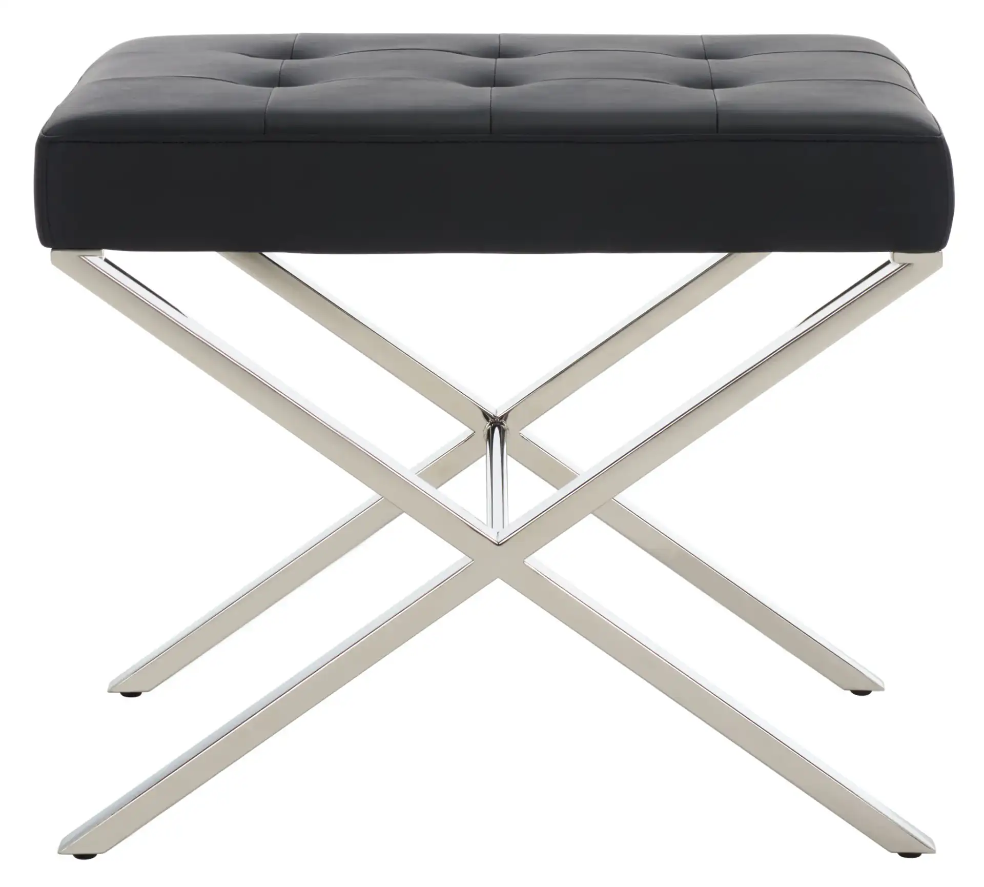 Sienna Ottoman in Black