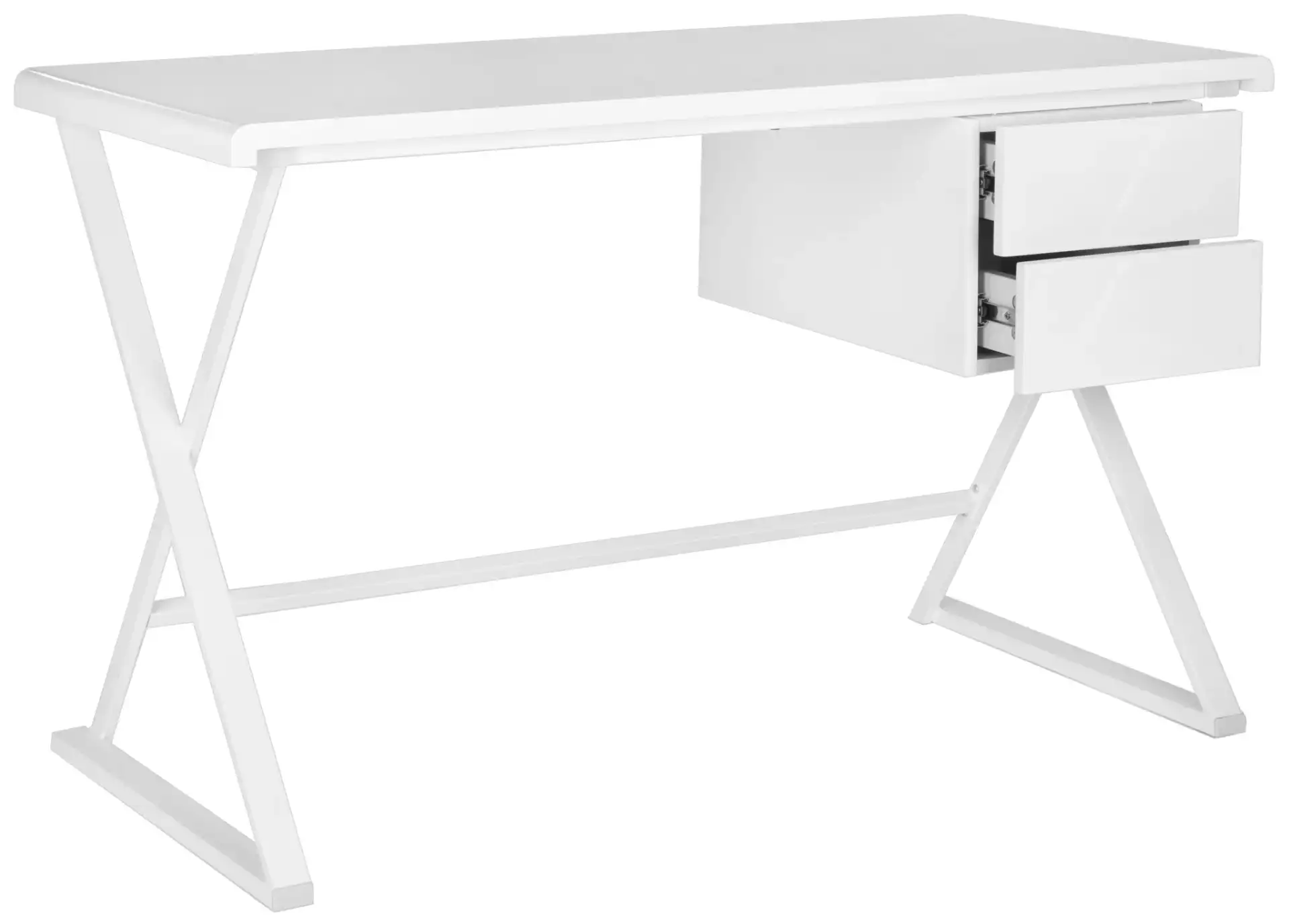 Watkins Desk in White, detail view