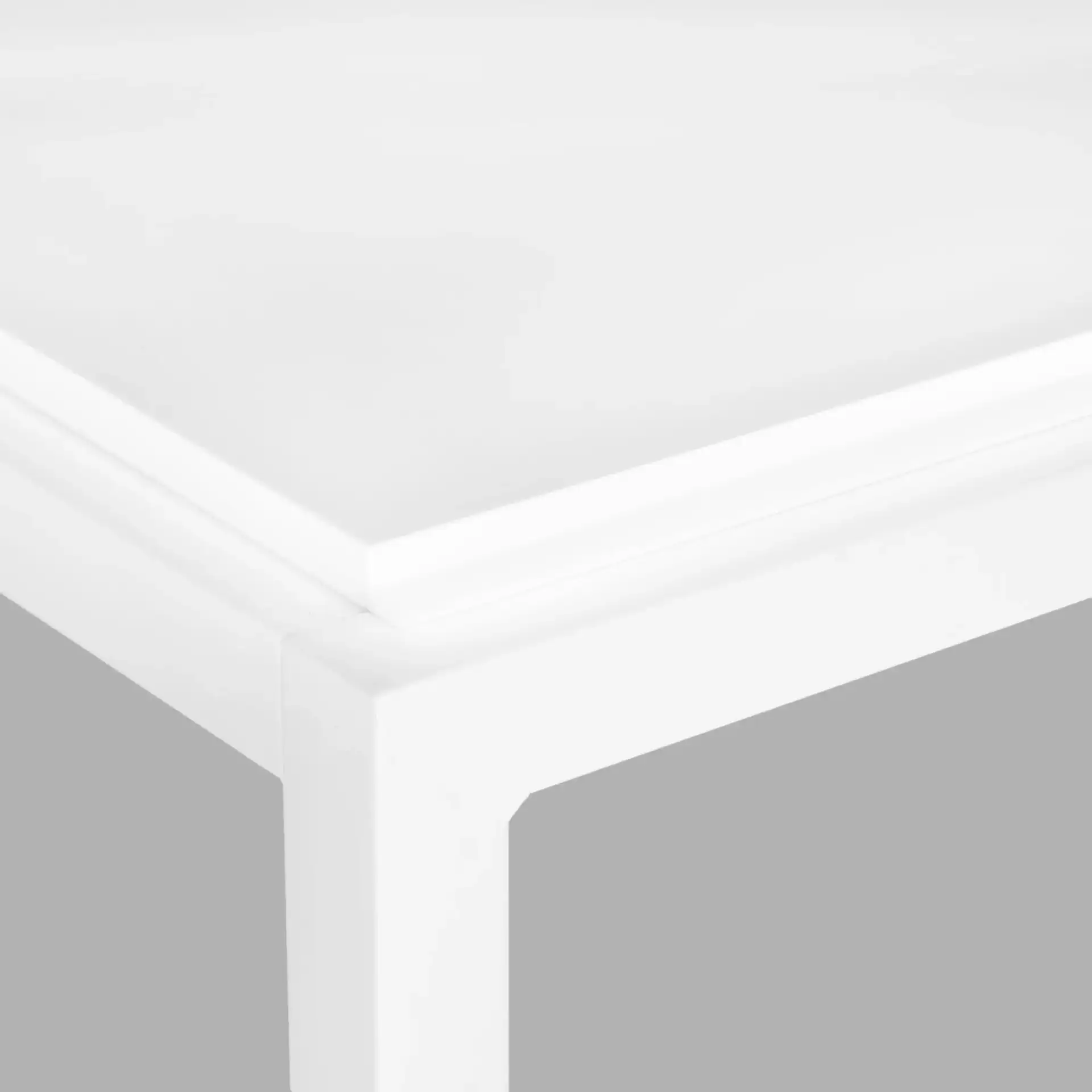 Duke Desk in White in a styled room