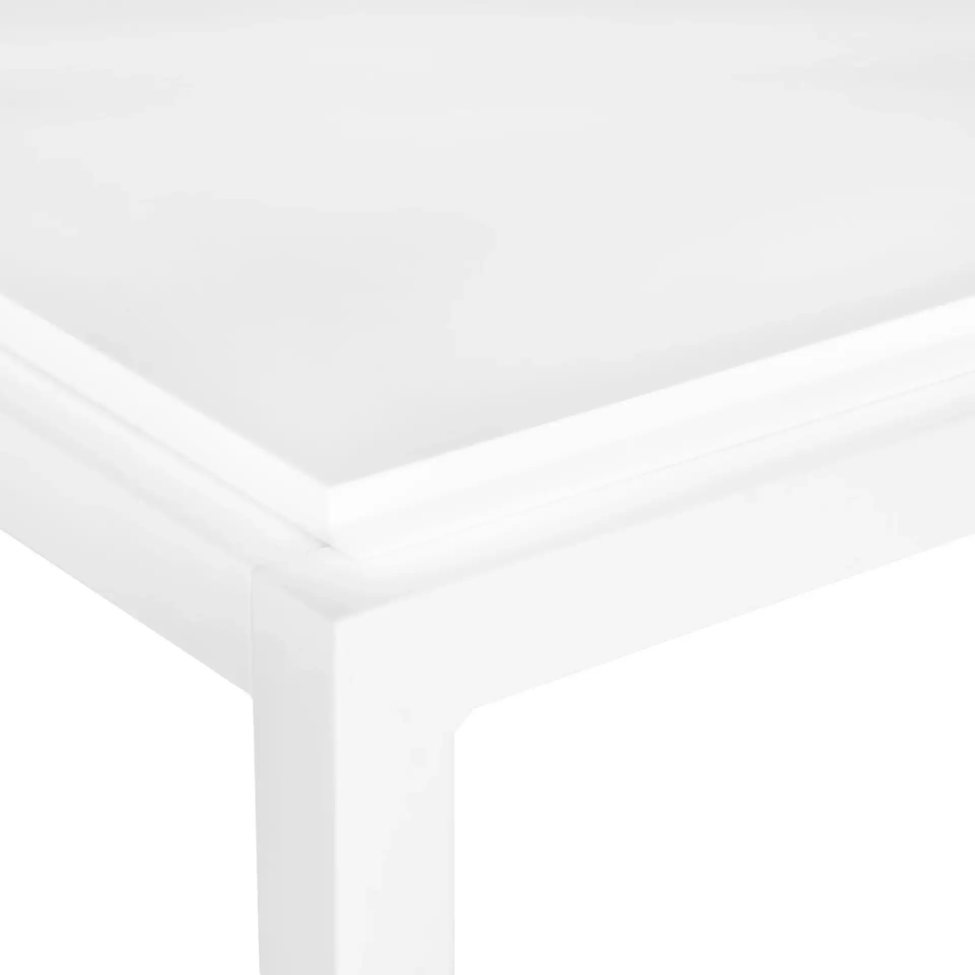 Duke Desk in White in a styled room