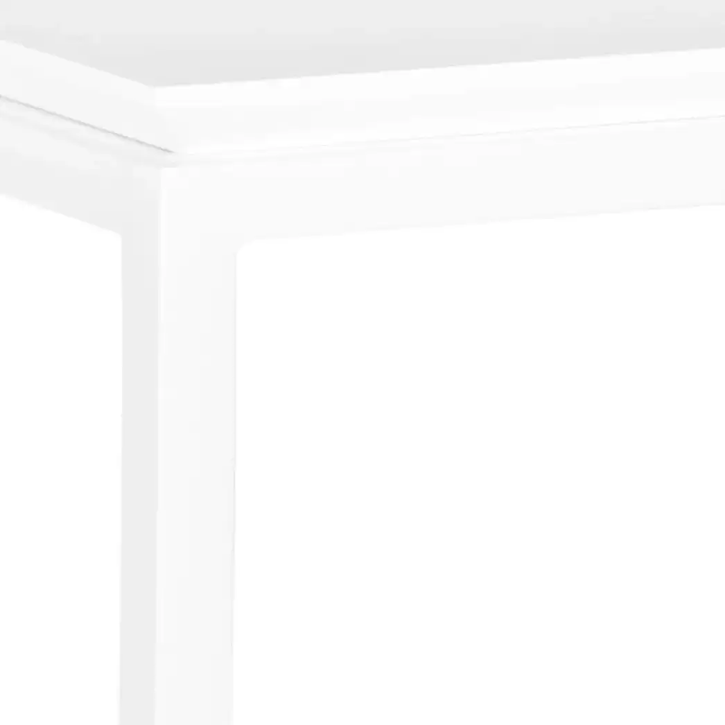 Duke Desk in White, detail view